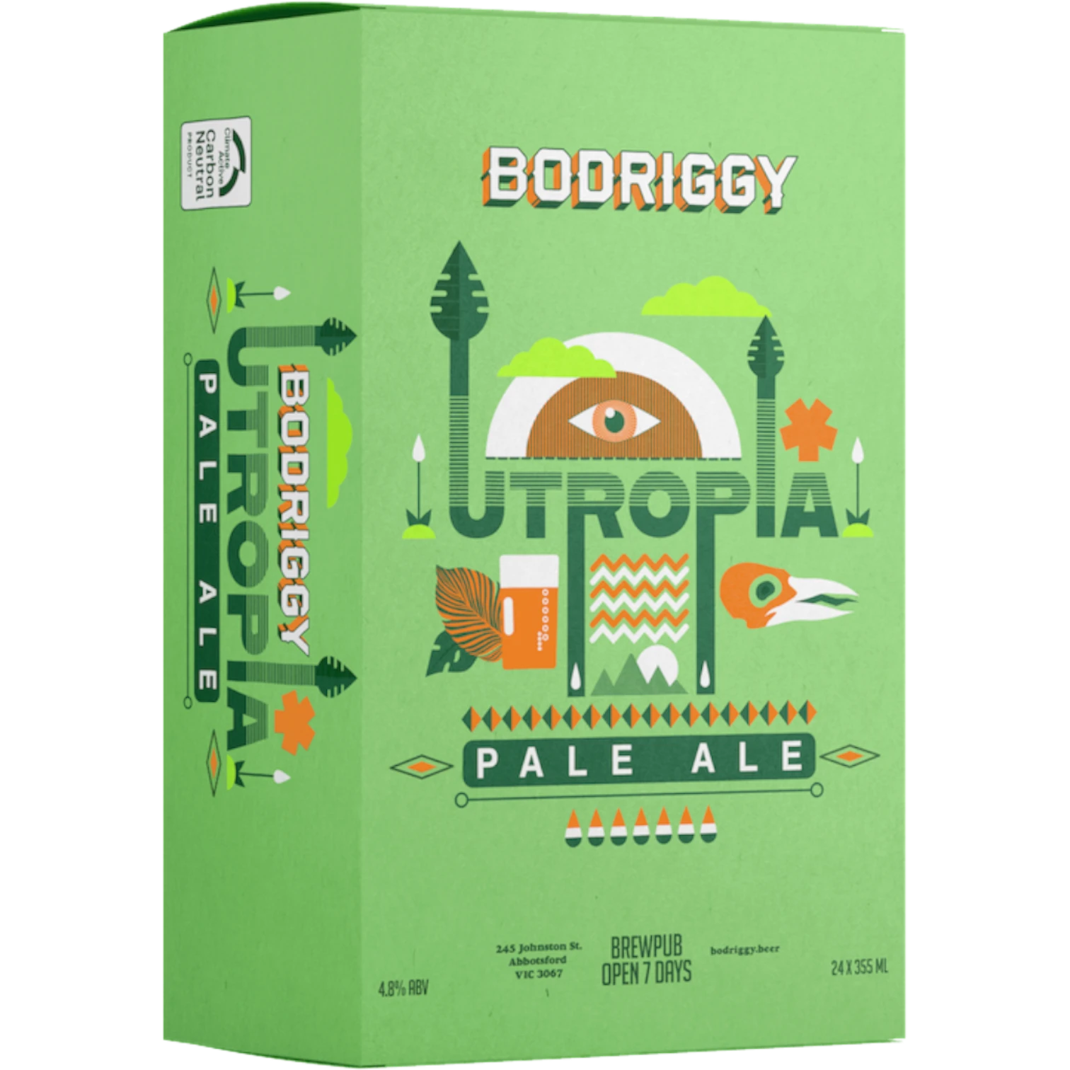 Bodriggy Brewing Co Utropia Pale Ale Cans 355mL Case