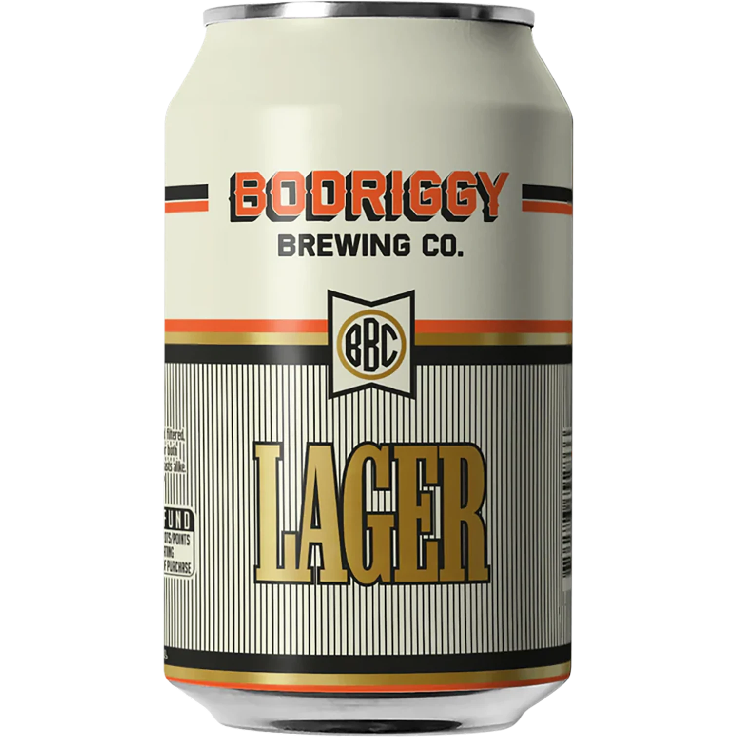 Bodriggy Brewing Co Lager Cans 355mL