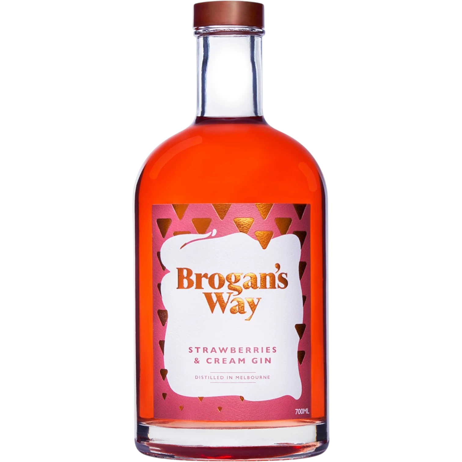 Brogan's Way Strawberries & Cream Gin 700mL