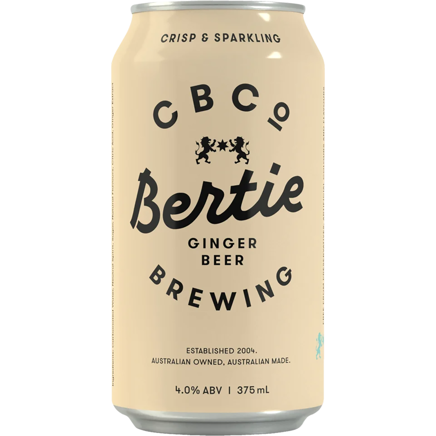 CBCo Brewing Bertie Ginger Beer Cans 375mL