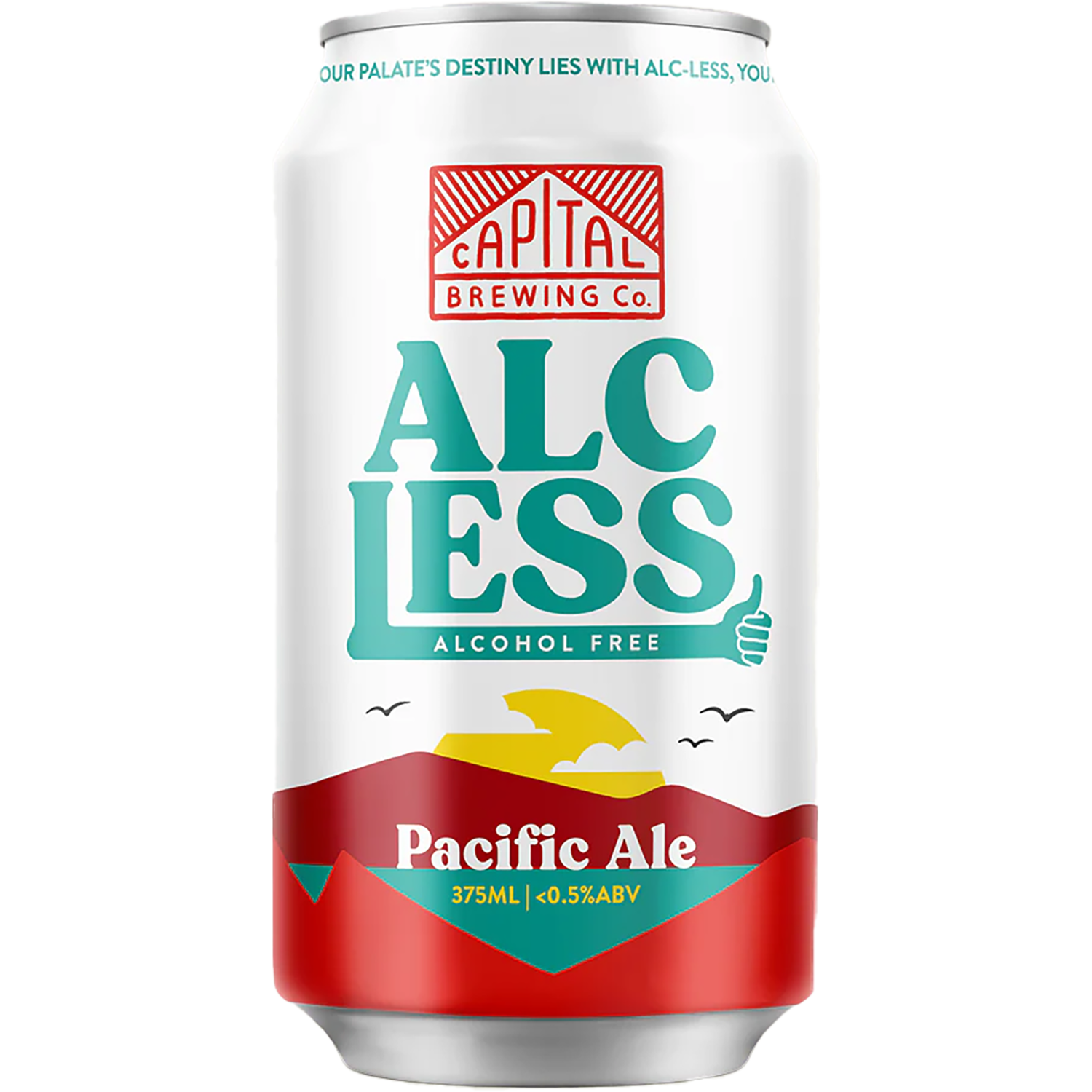 Capital Brewing Co Alc-Less Pacific Ale Cans 375mL