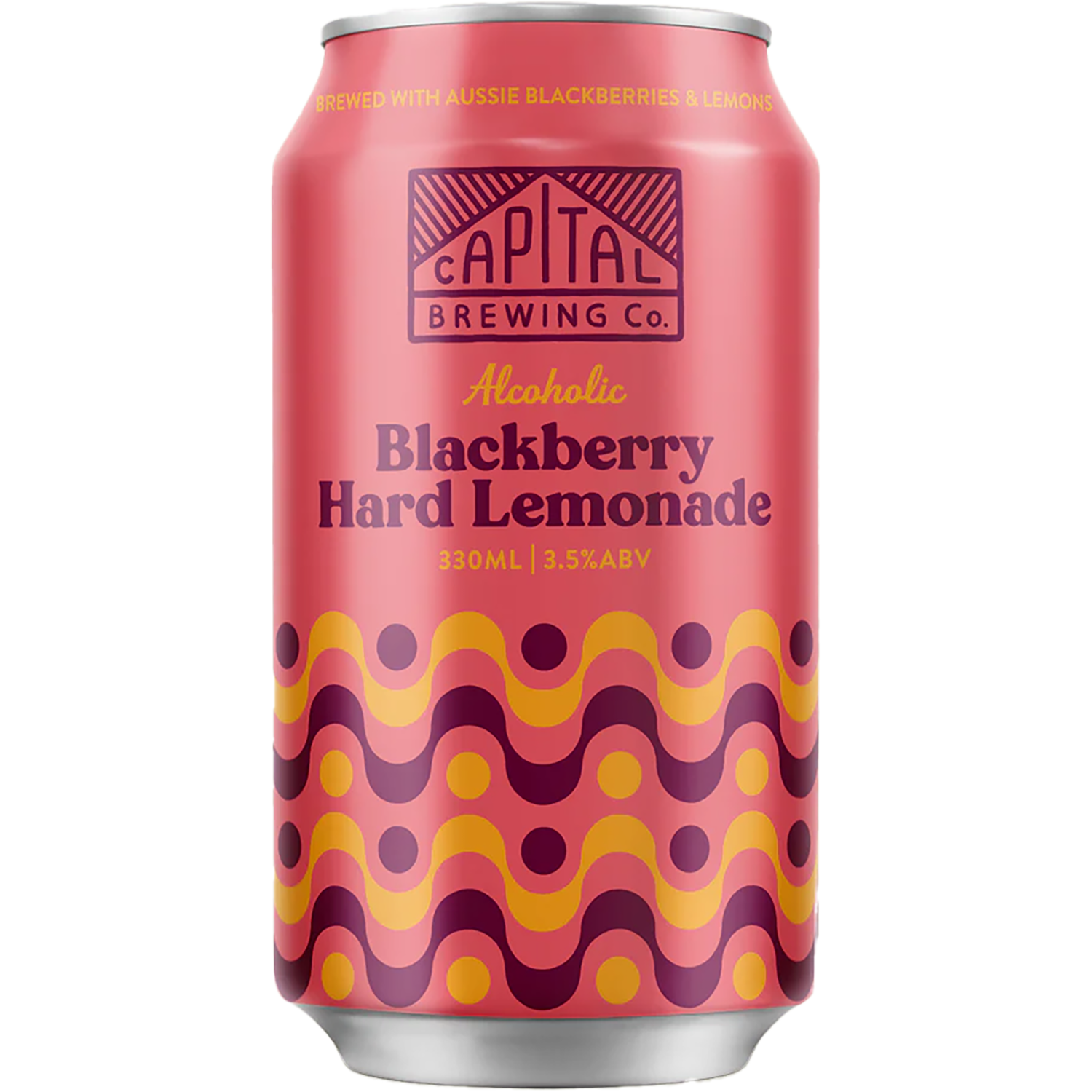 Capital Brewing Co Blackberry Hard Lemonade Cans 330mL