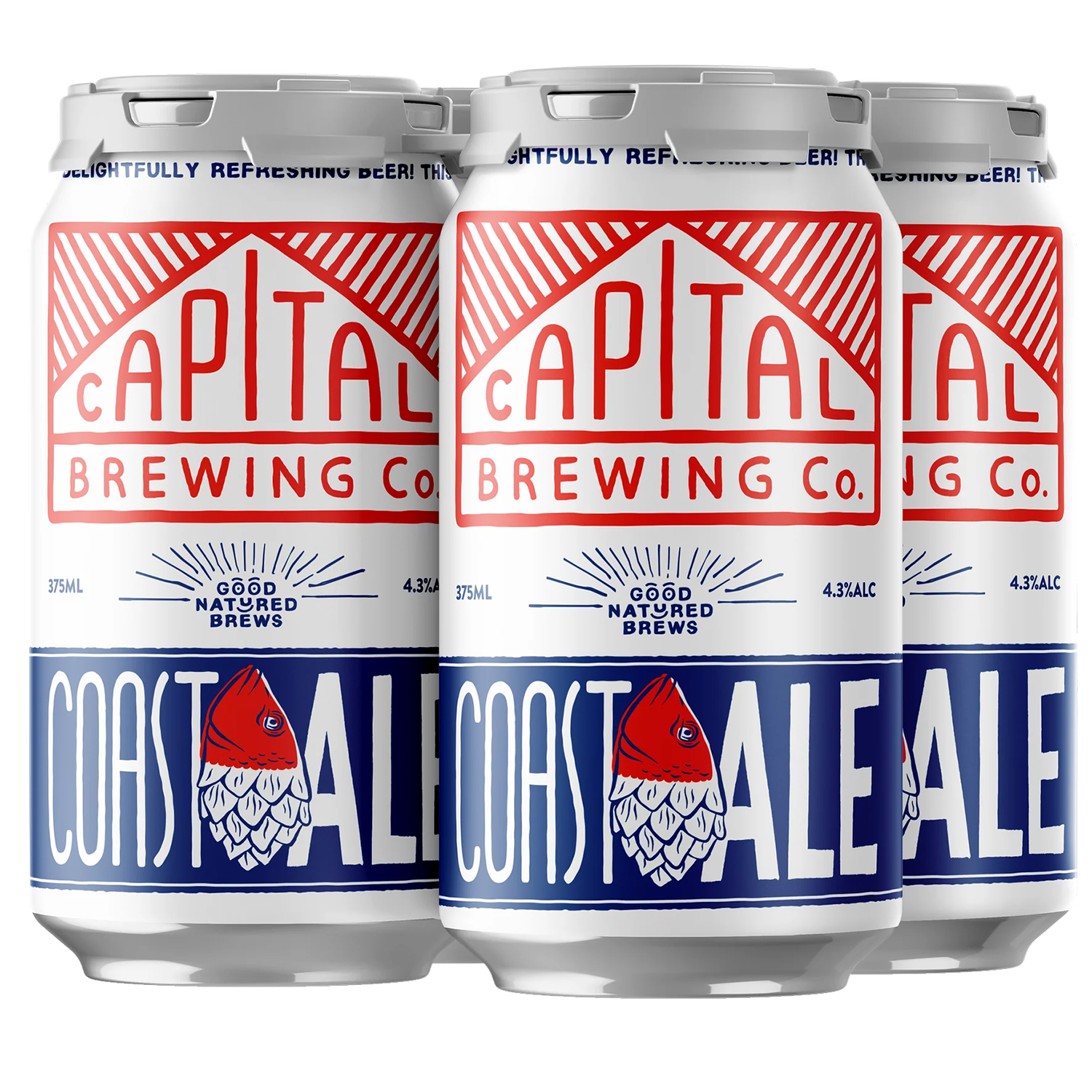 Capital Brewing Co Coast Ale Cans 375mL