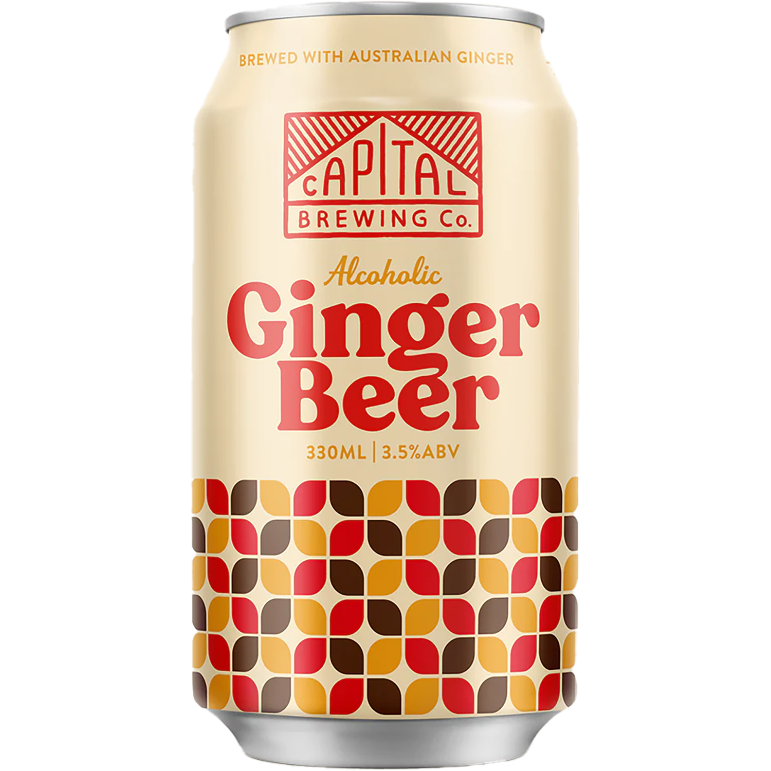 Capital Brewing Co Ginger Beer Cans 330mL