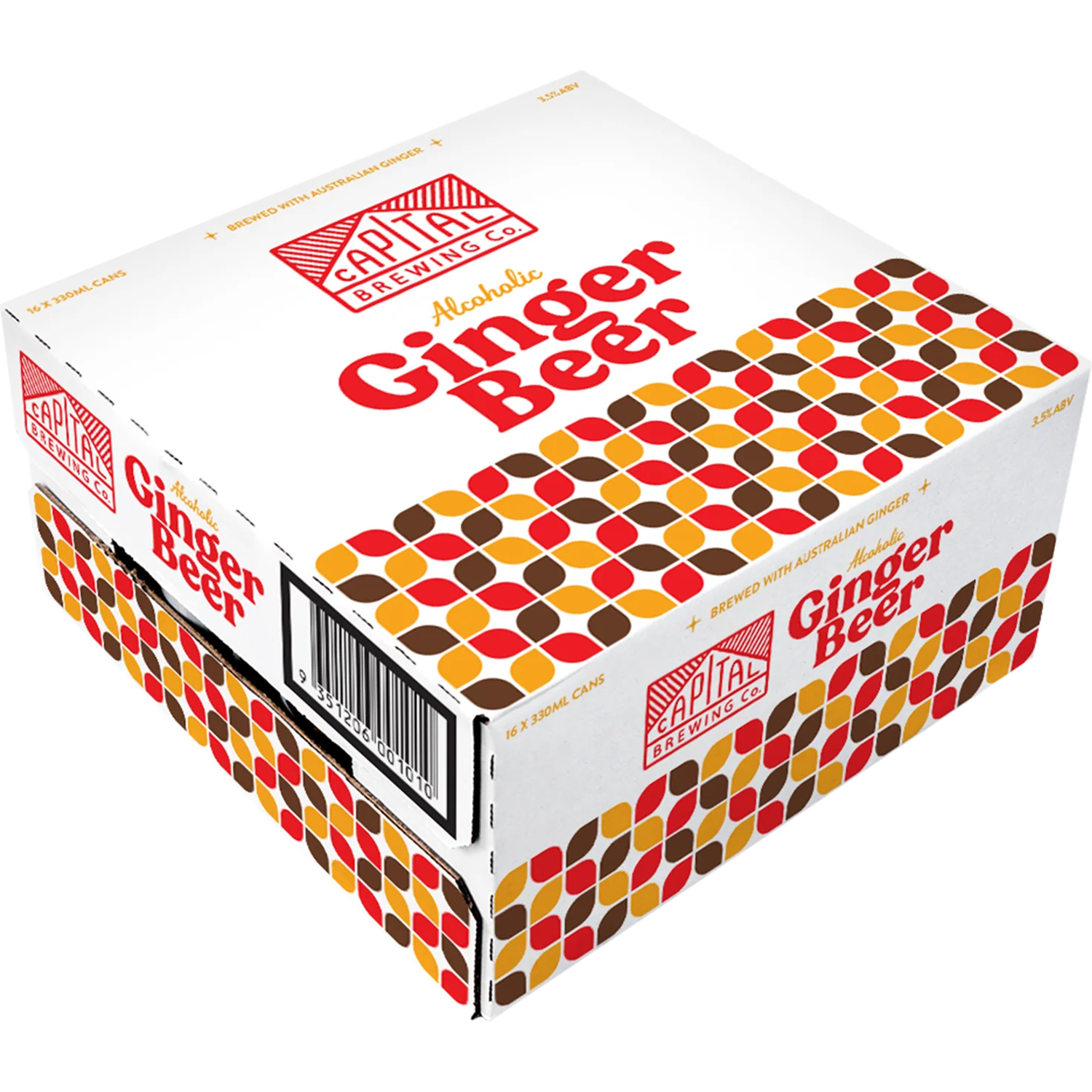 Capital Brewing Co Ginger Beer Cans 330mL