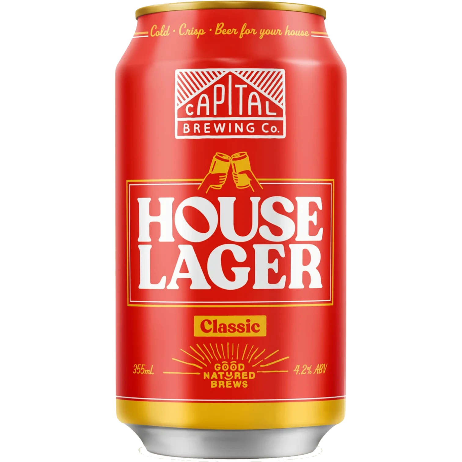 Capital Brewing Co House Lager Cans 355mL