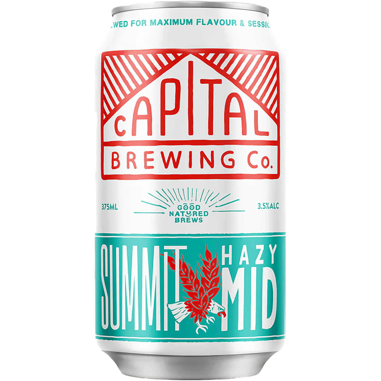Capital Brewing Co Summit Hazy Mid Cans 375mL