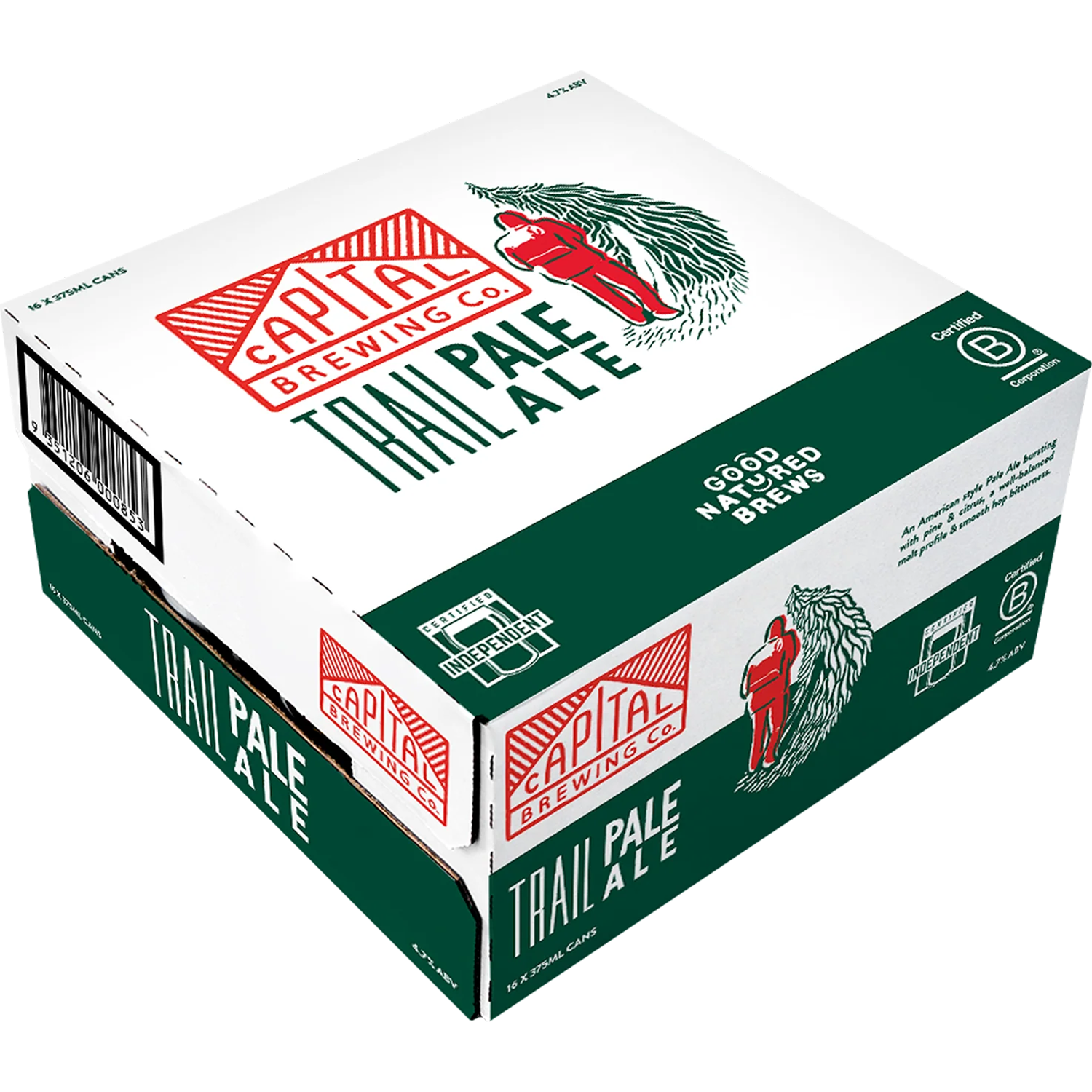 Capital Brewing Co Trail Pale Ale Cans 375mL