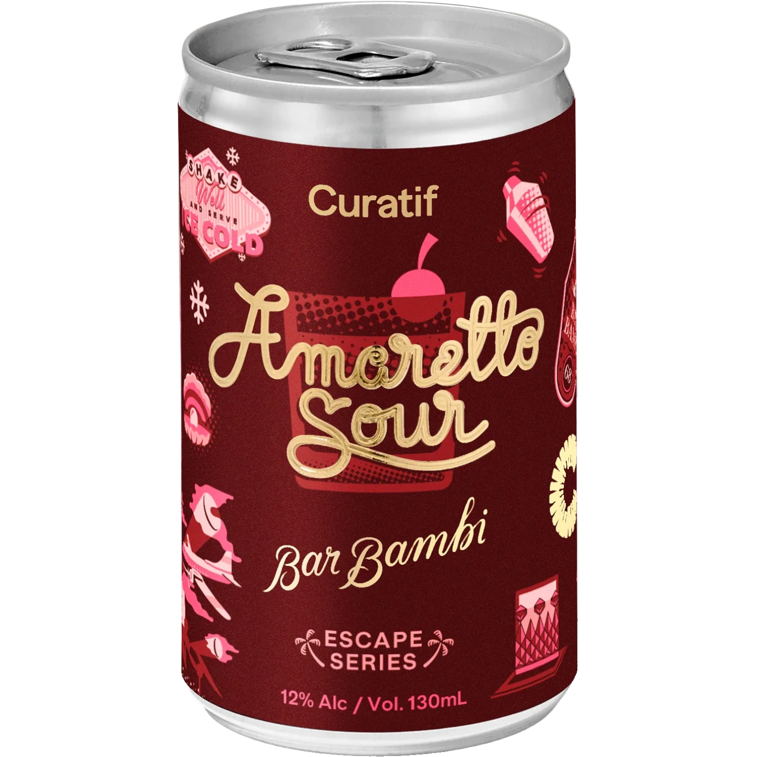 Curatif Amaretto Sour Cans 130mL