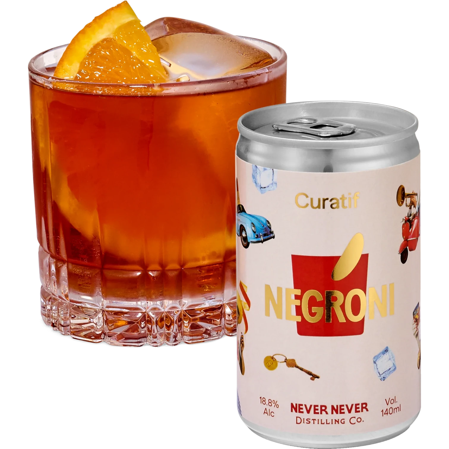 Curatif Negroni Cans 140mL