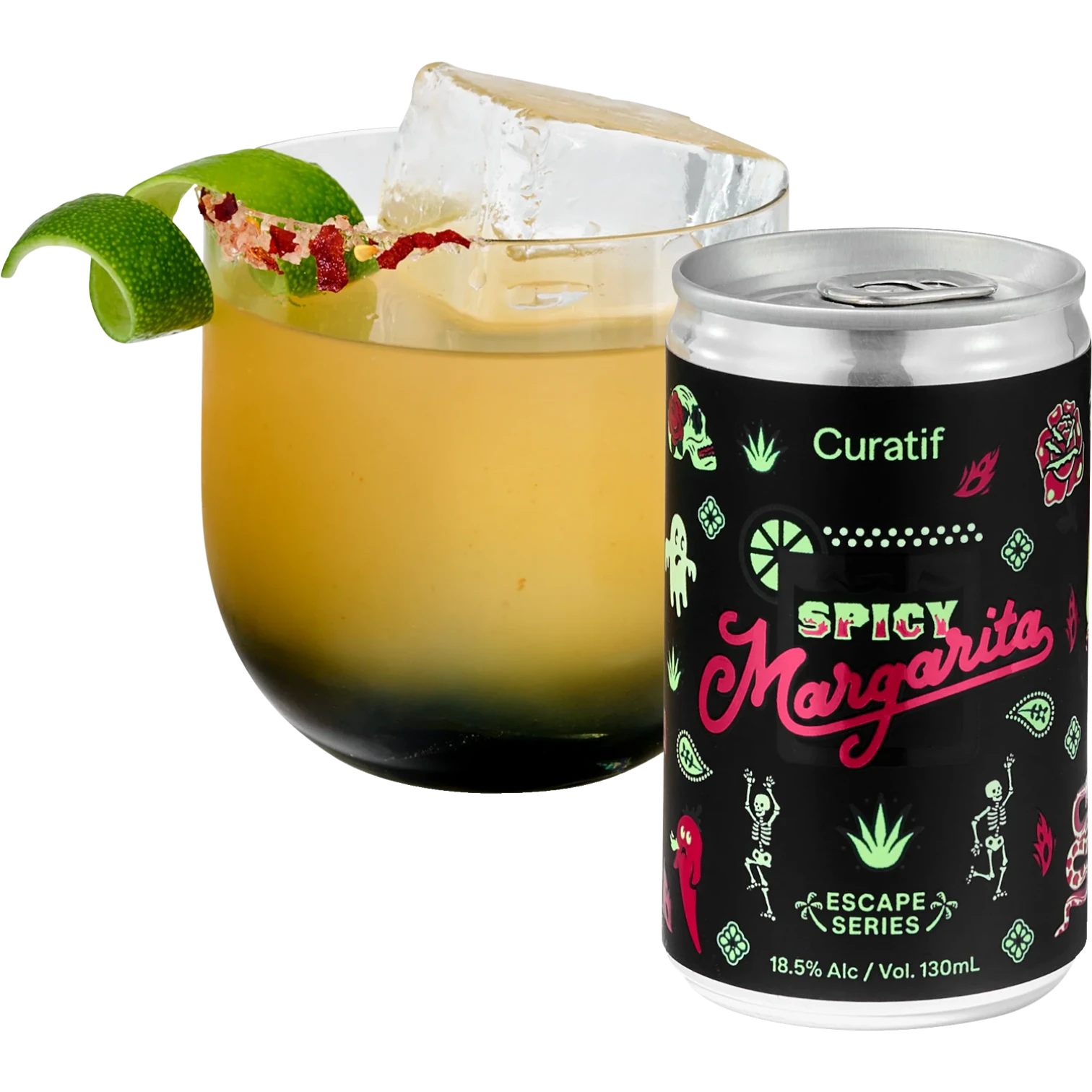Curatif Spicy Margarita Cans 130mL