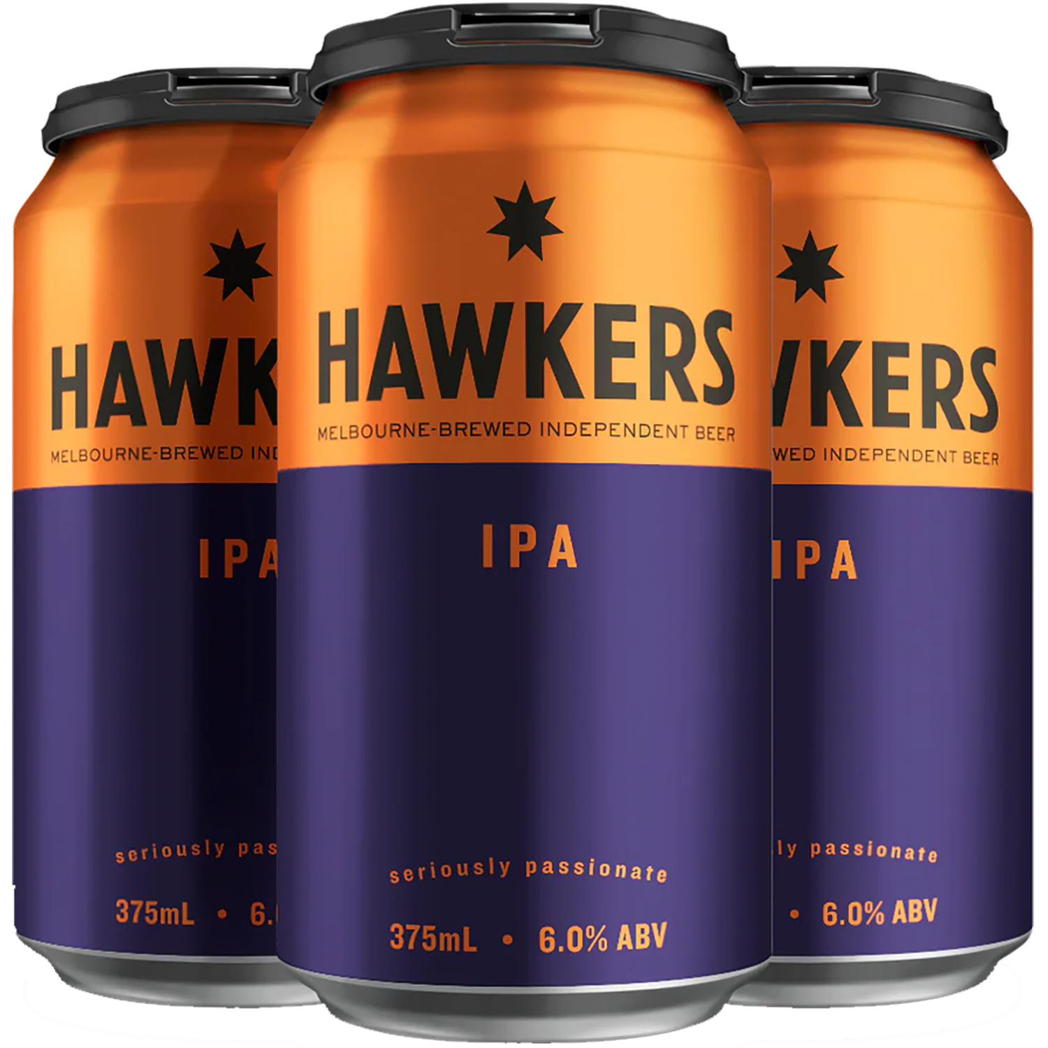 Hawkers IPA Cans 375mL