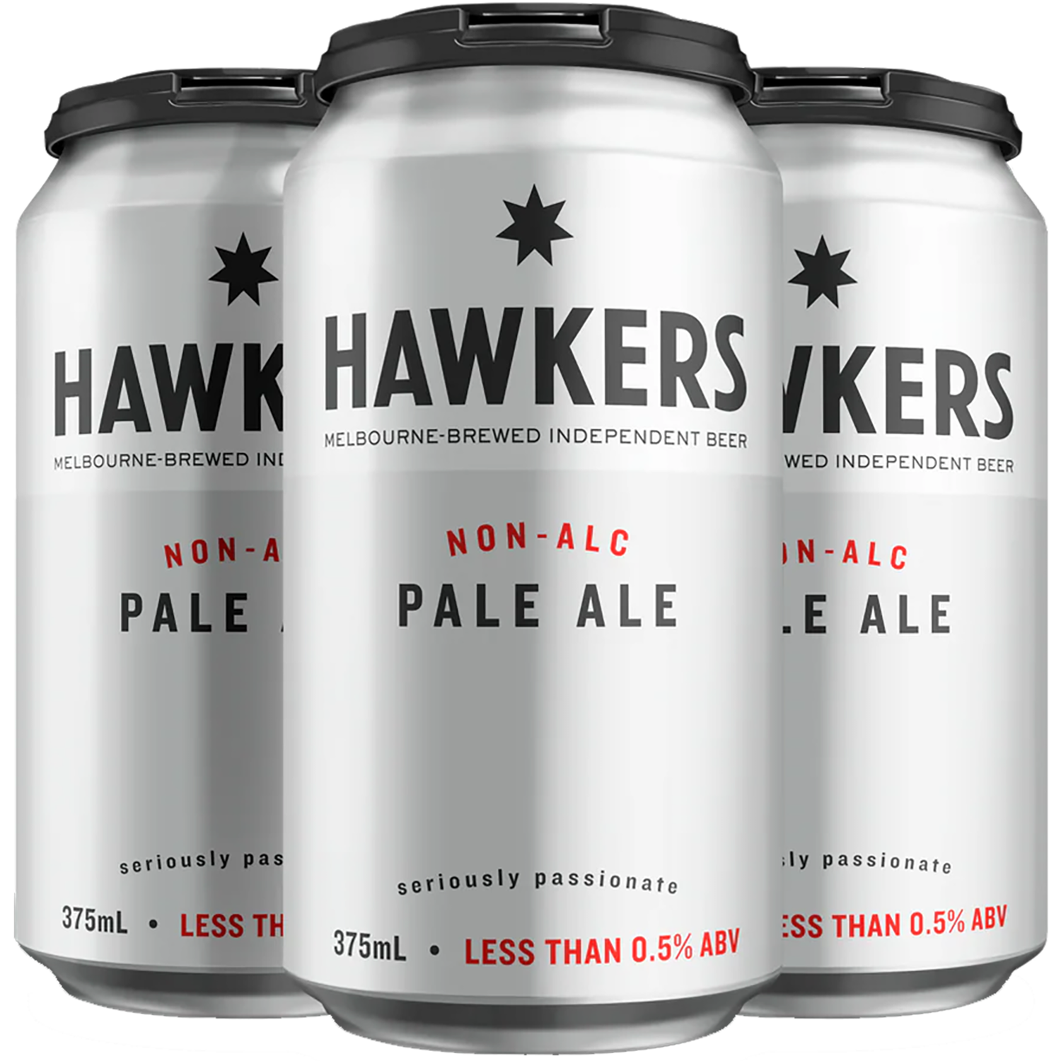 Hawkers Non-Alc Pale Ale Cans 375mL