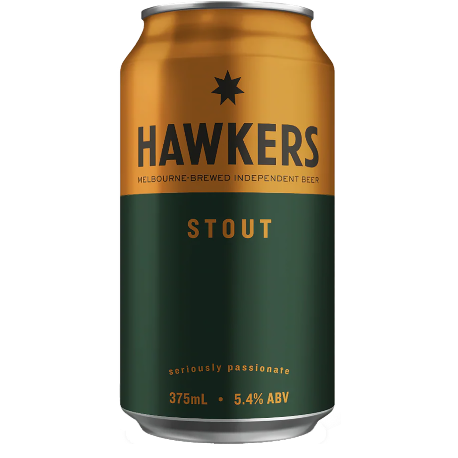 Hawkers Stout Cans 375mL
