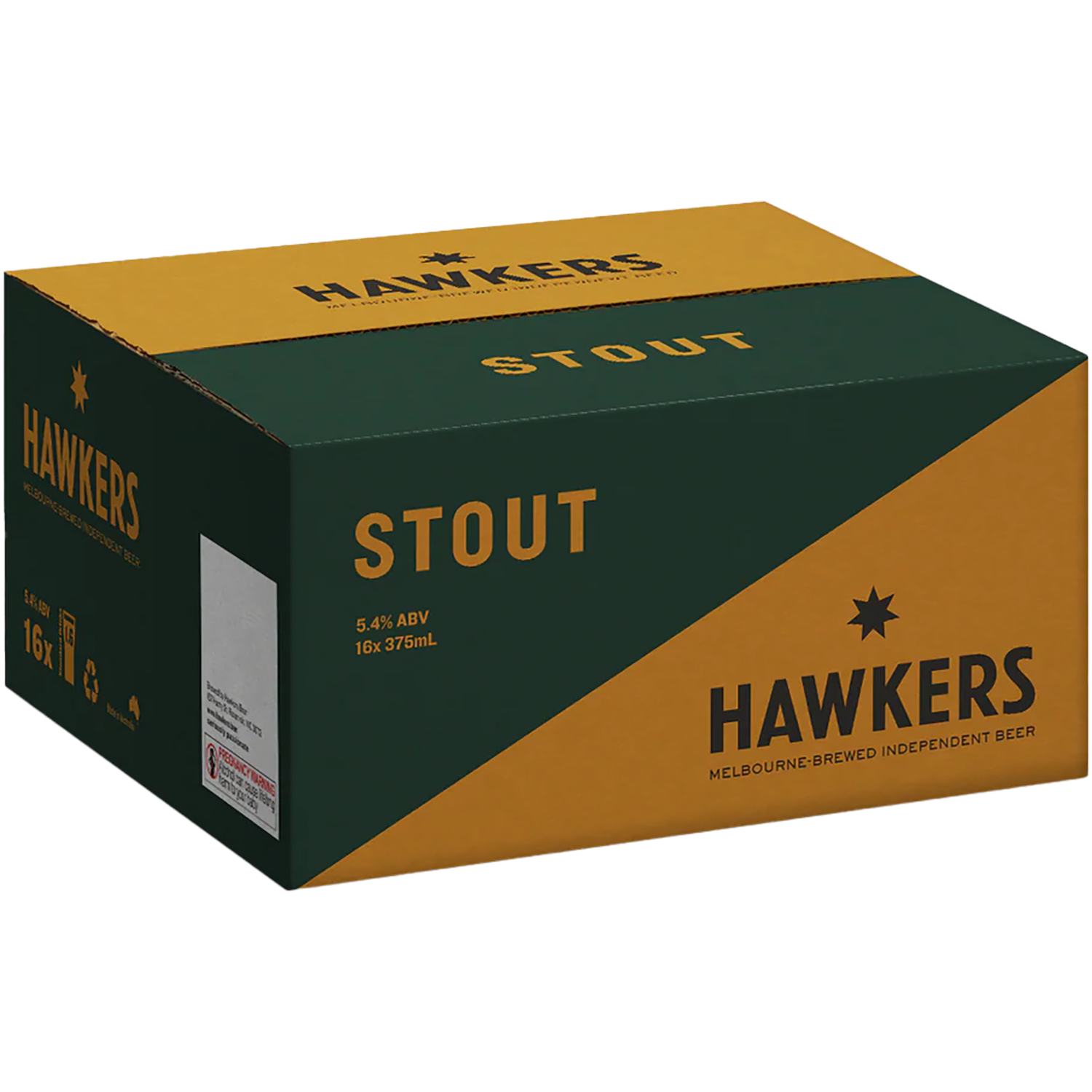 Hawkers Stout Cans 375mL