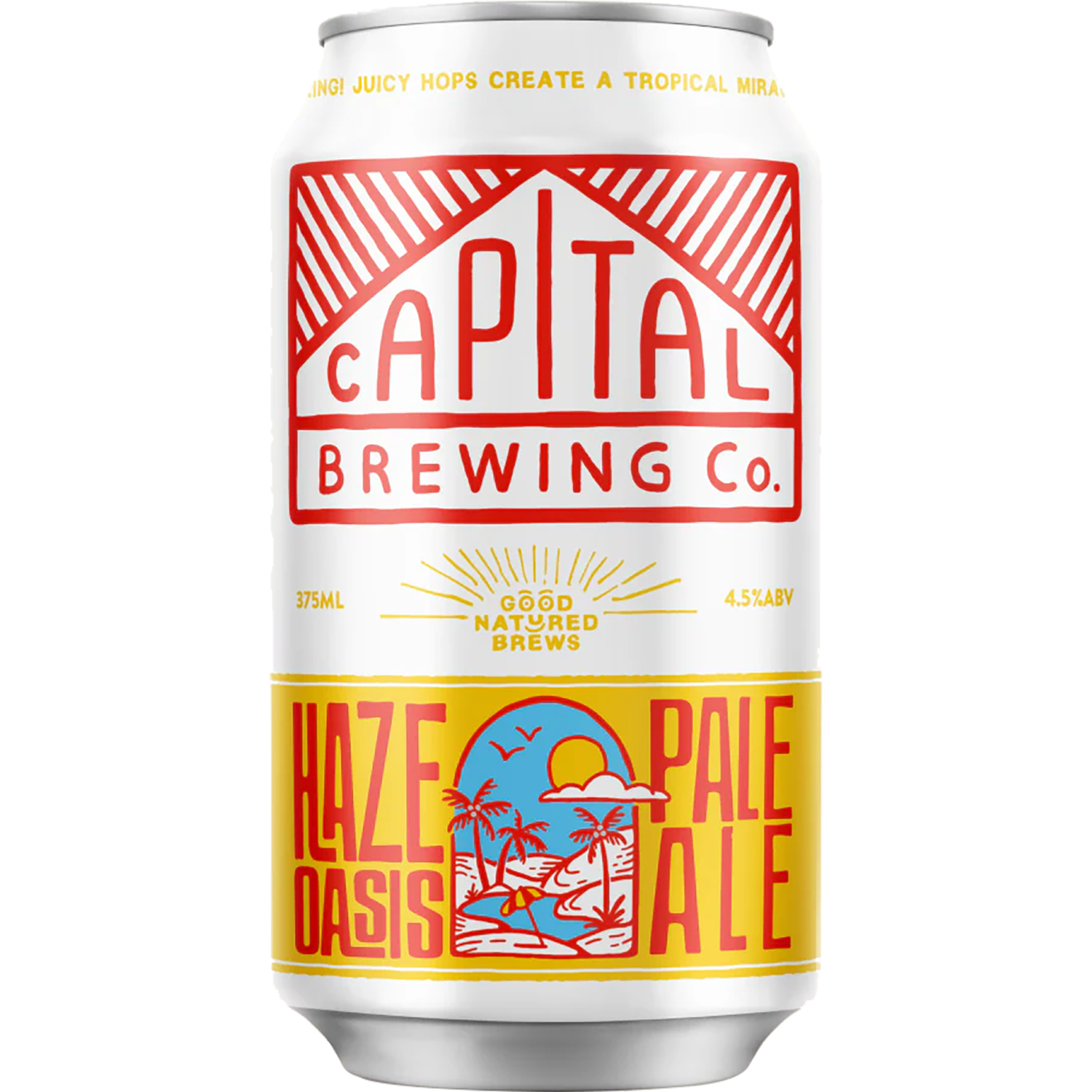 Capital Brewing Co Haze Oasis Hazy Pale Ale Cans 375mL