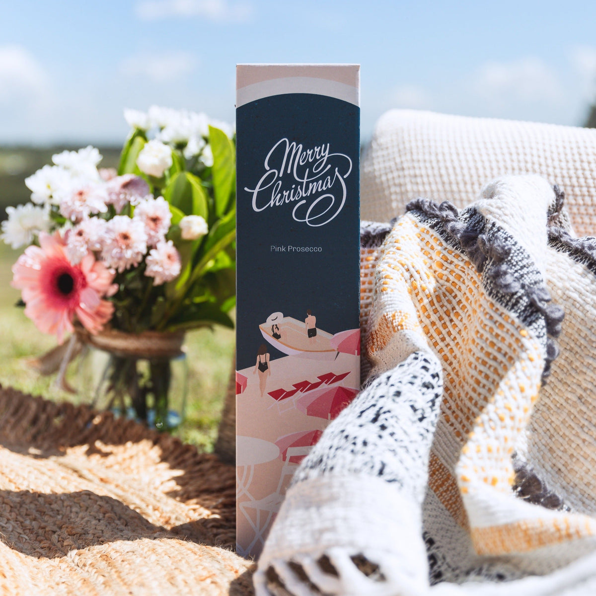 Hunter Wine Lab Pink Prosecco in a Christmas Gift Box 750mL