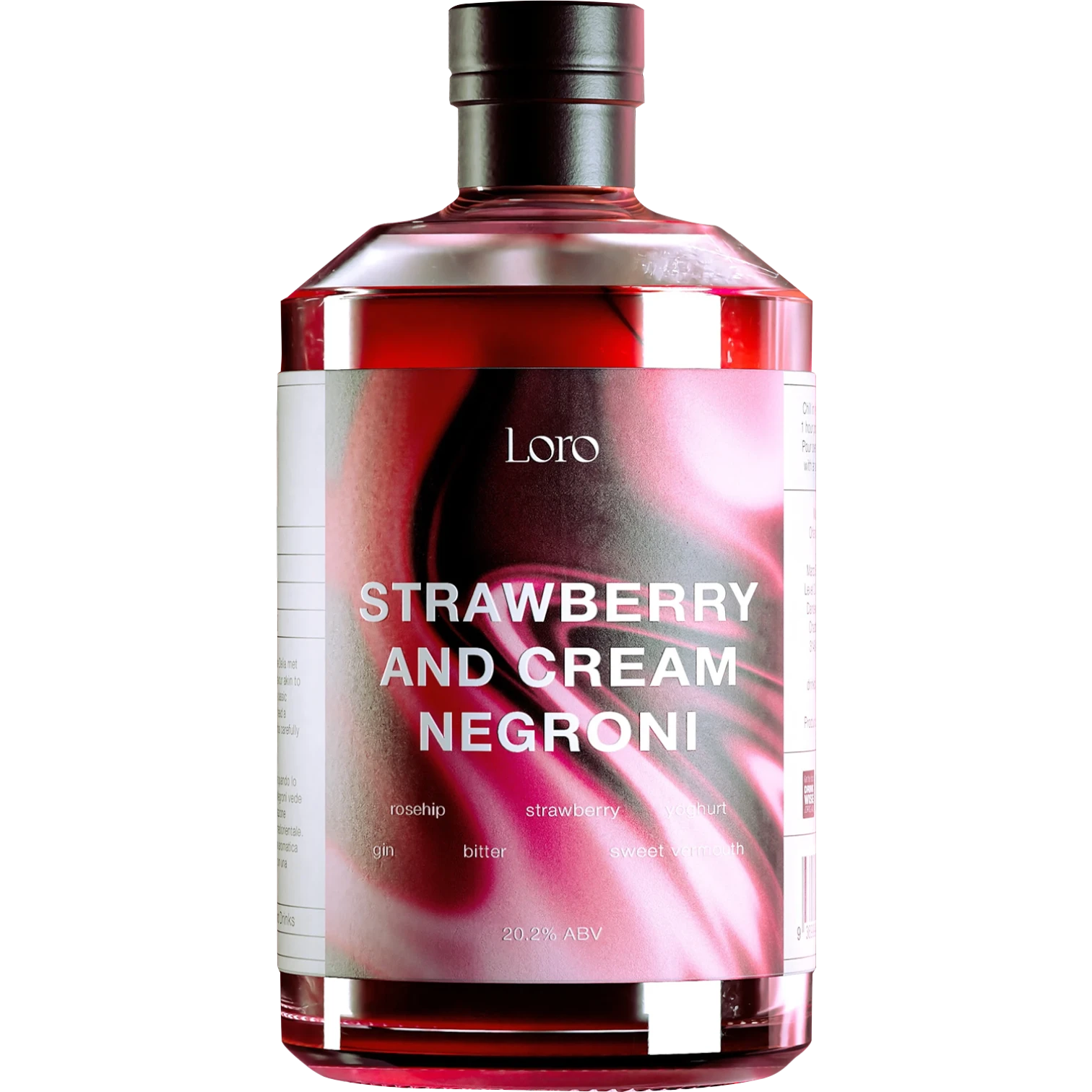 Loro Strawberry & Cream Negroni Bottled Cocktail 500mL