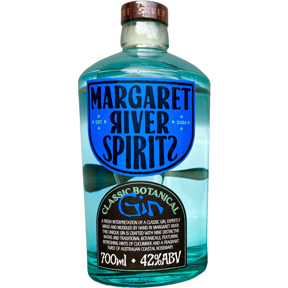 Margaret River Spirits Classic Botanical Gin 700mL Front Label