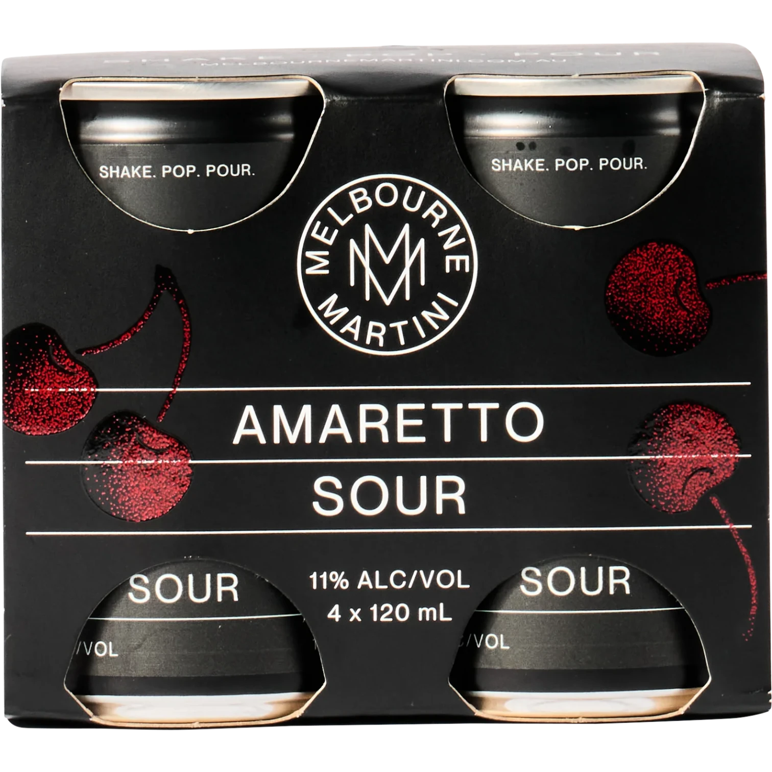 Melbourne Martini Amaretto Sour 11% Cans 120mL 4 Pack