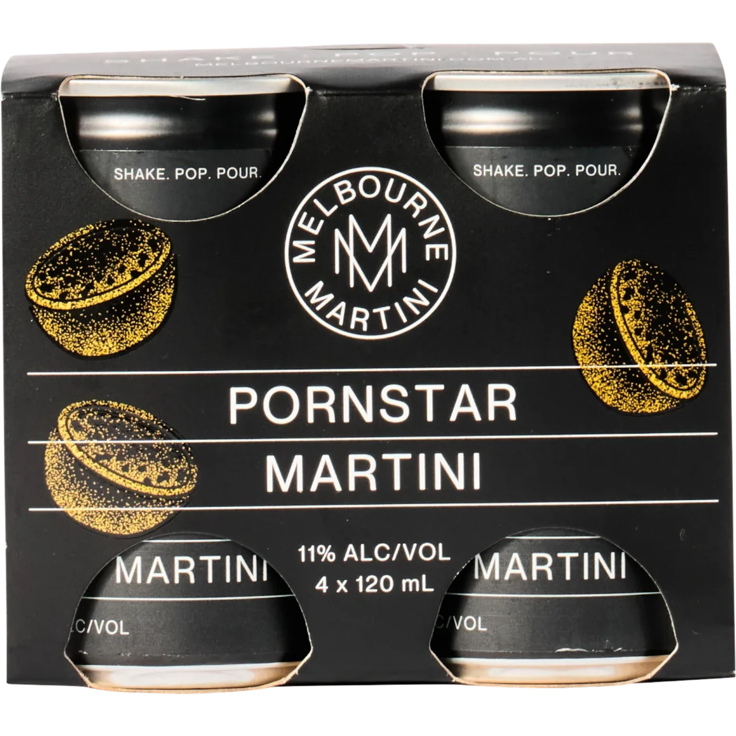 Melbourne Martini Pornstar Martini 11% Cans 120mL 4 Pack