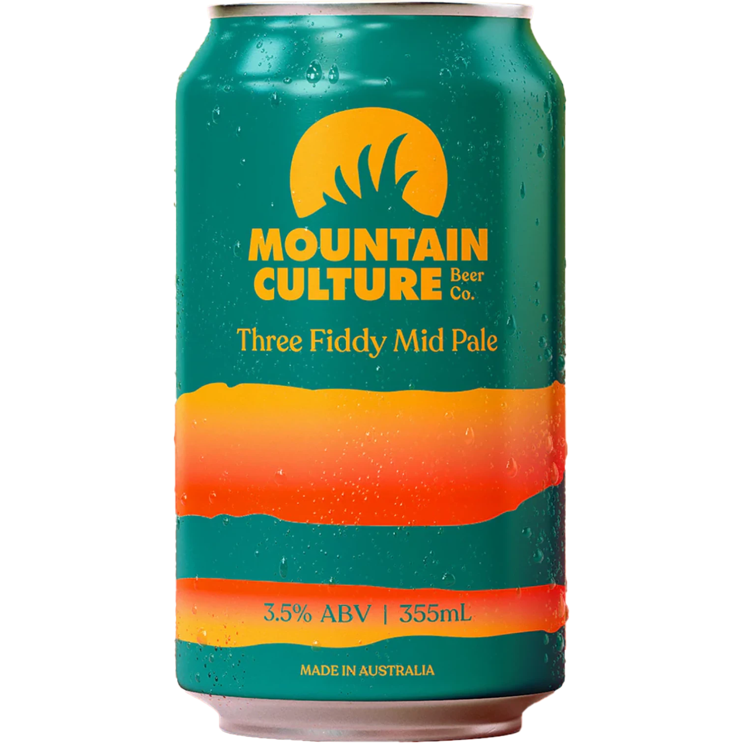 Mountain Culture Beer Co Three Fiddy Mid Pale Cans 355mL