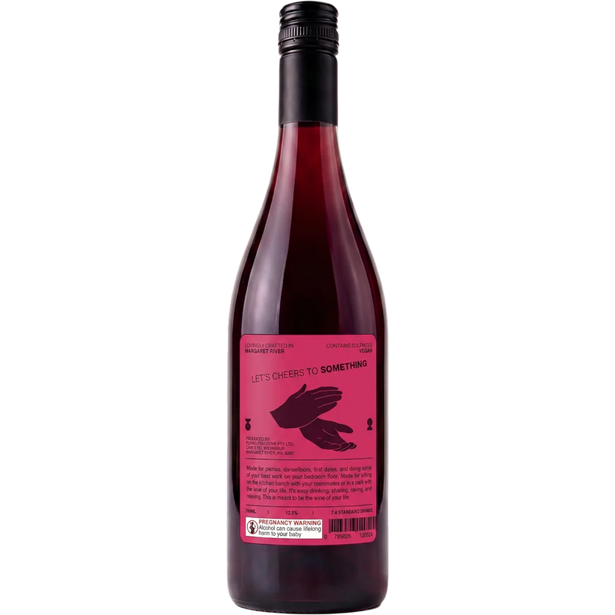Something Wines Pinot Noir 2026 750mL Back Label