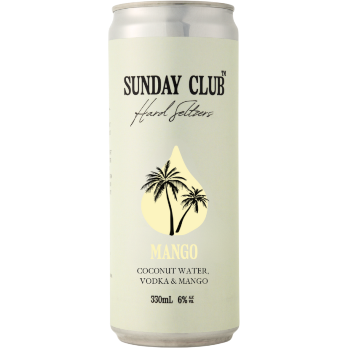 Sunday Club Mango Coconut Water hard seltzer can
