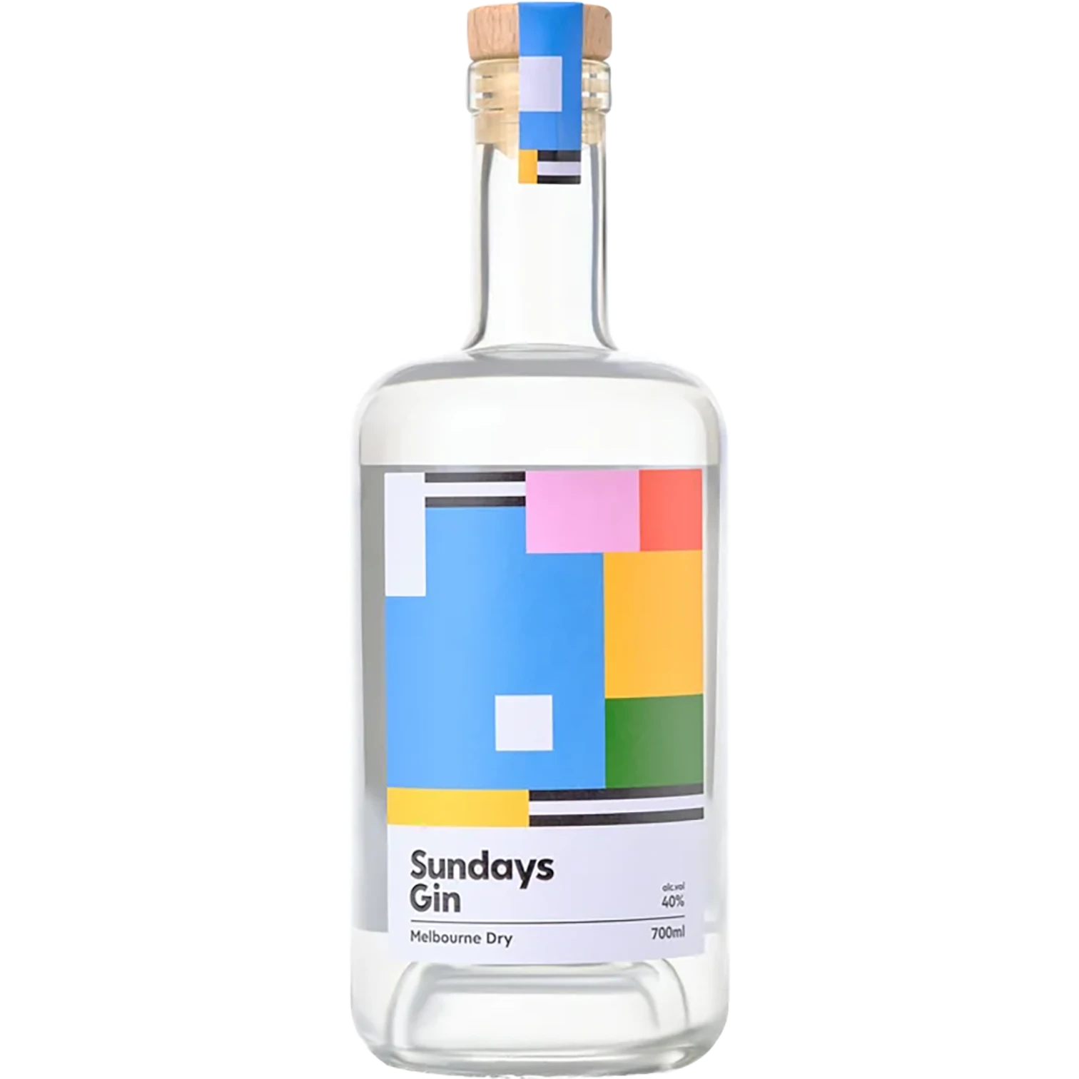 Sundays Distilling Melbourne Dry Gin 700mL
