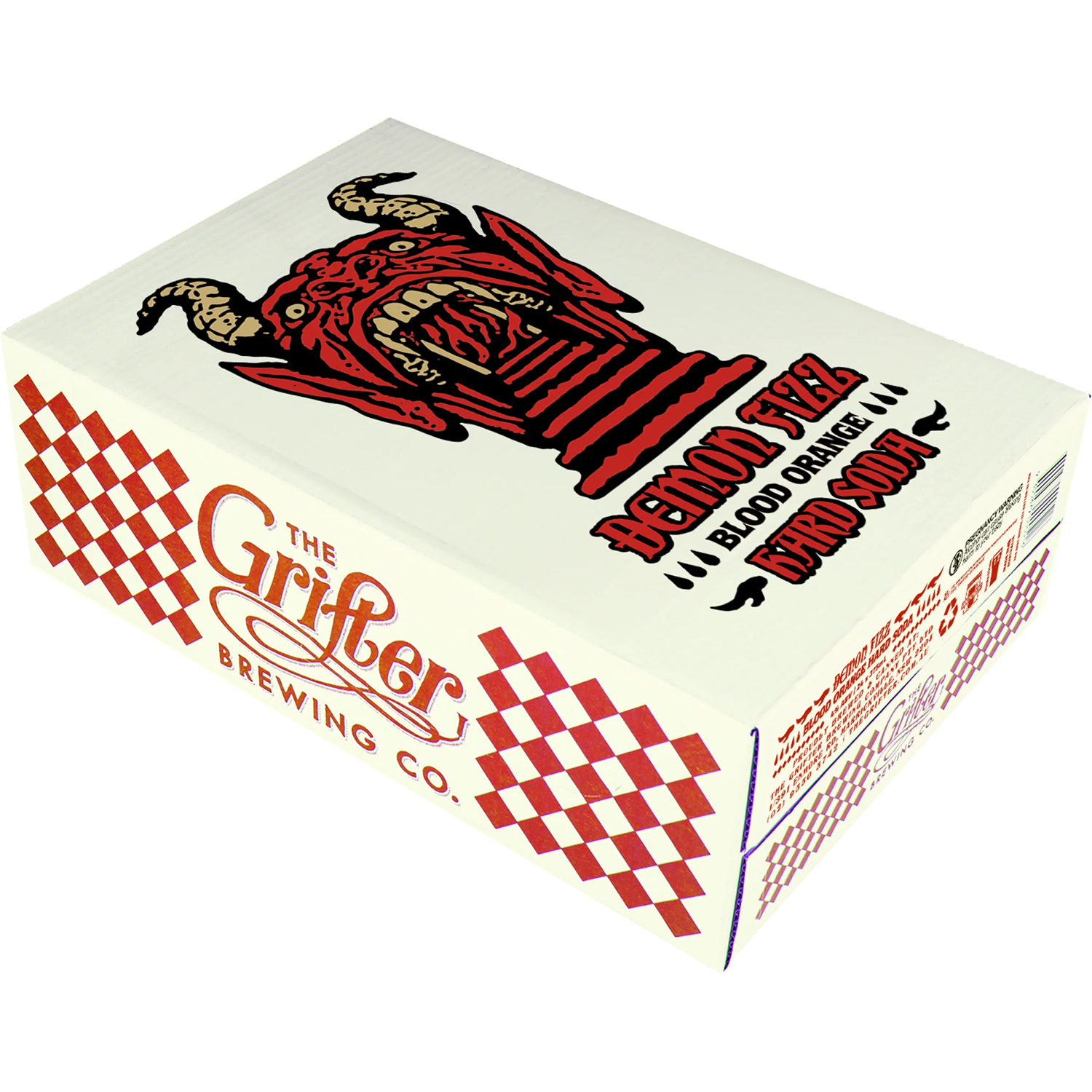 The Grifter Brewing Co Demon Fizz Blood Orange Hard Soda Cans 375mL
