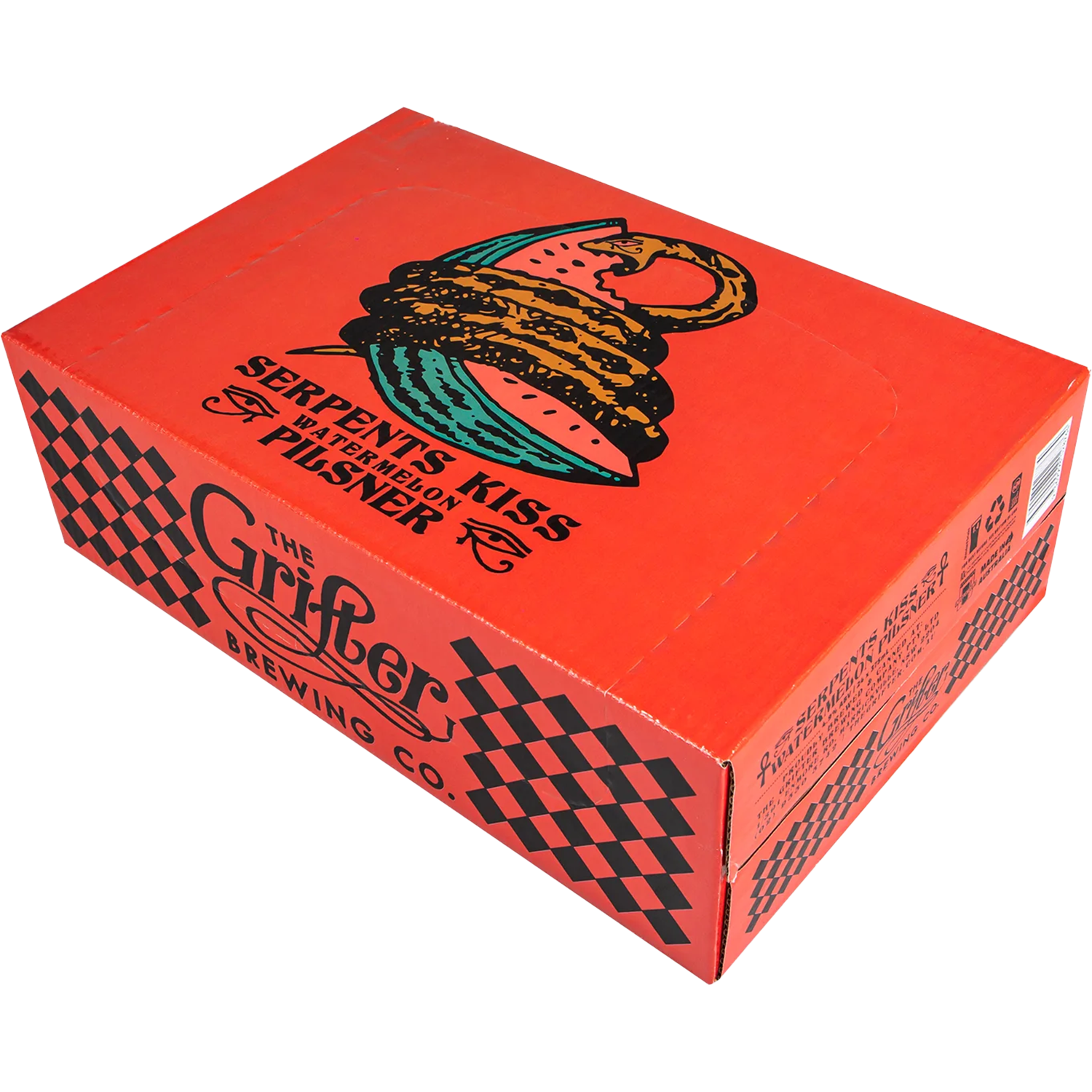 The Grifter Brewing Co Serpents Kiss Watermelon Pilsner Cans 375mL
