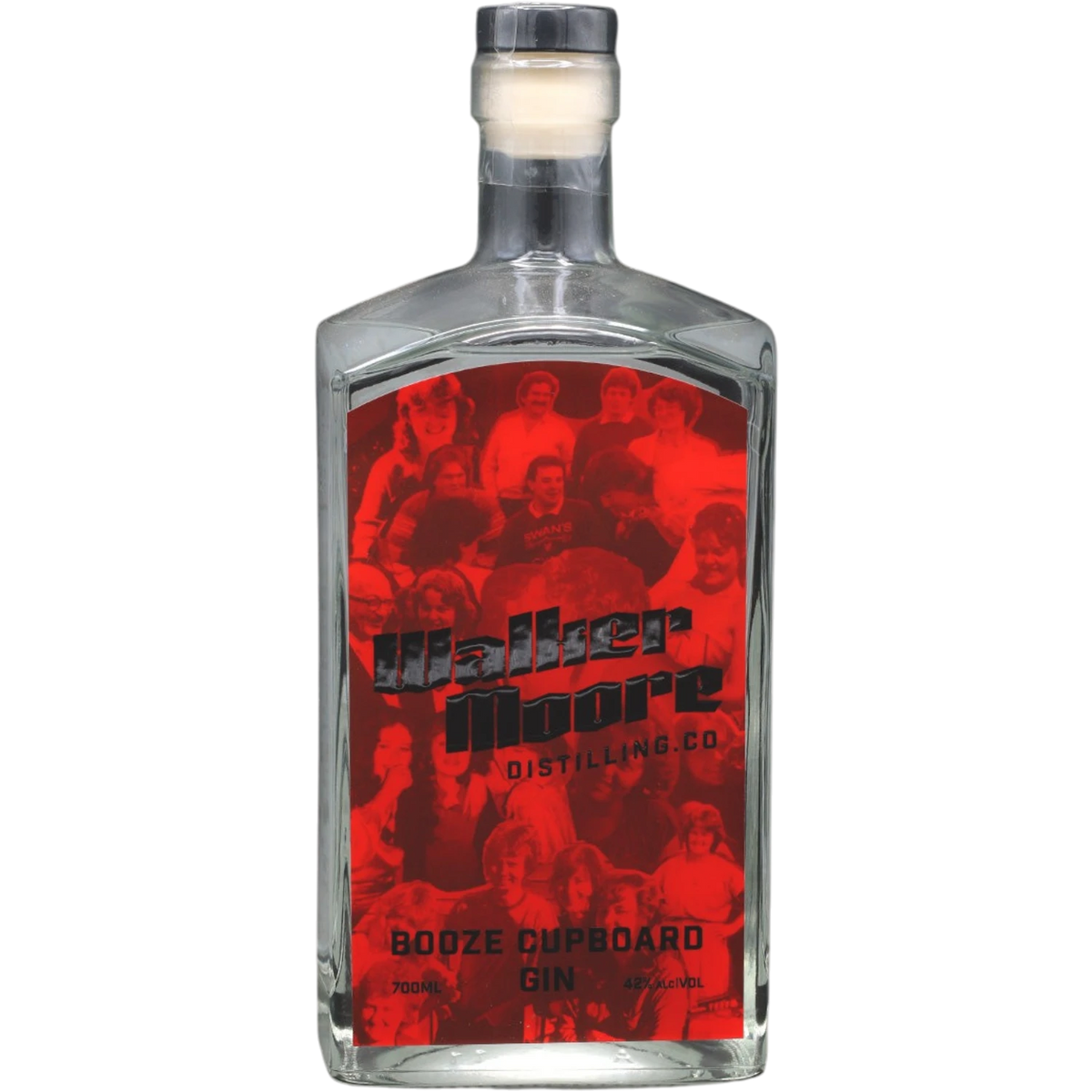 Walker Moore Booze Cupboard Gin bottle front label