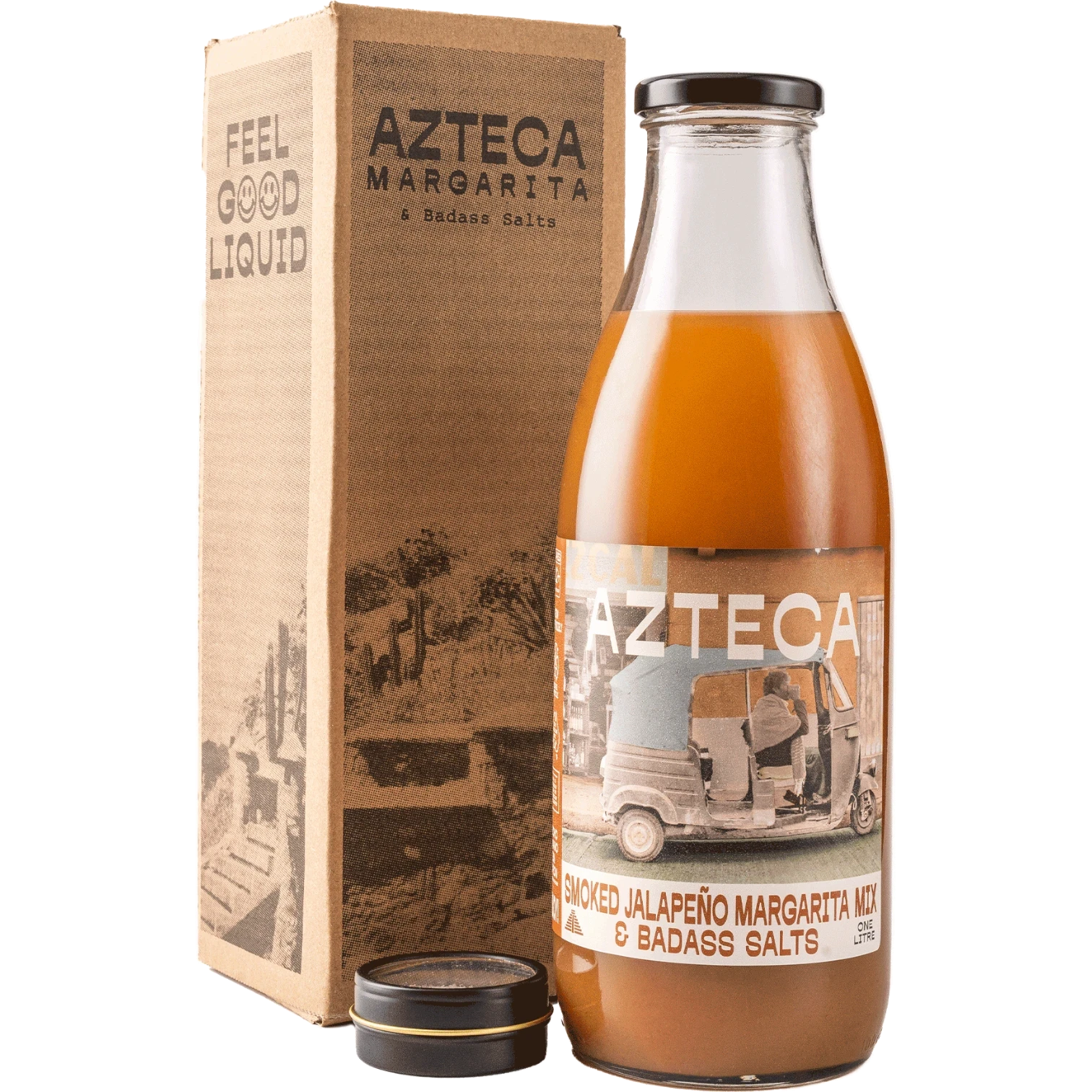 Azteca Smoked Jalapeno Margarita Mix 1L With Box