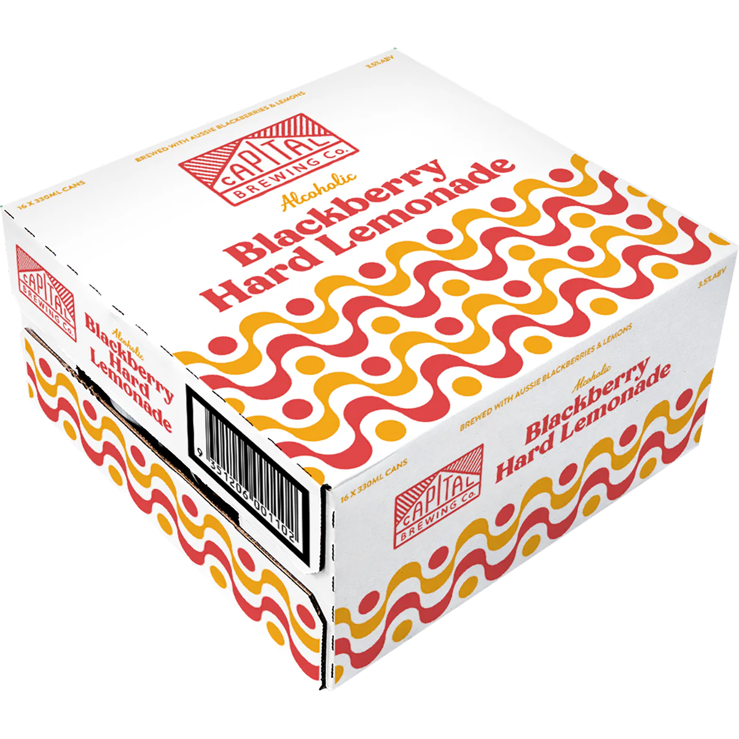 Capital Brewing Co Blackberry Hard Lemonade Cans 330mL