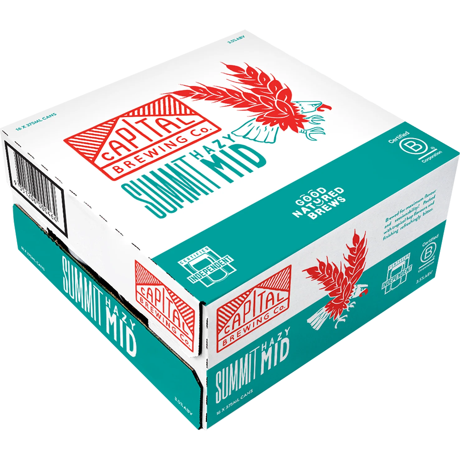 Capital Brewing Co Summit Hazy Mid Cans 375mL