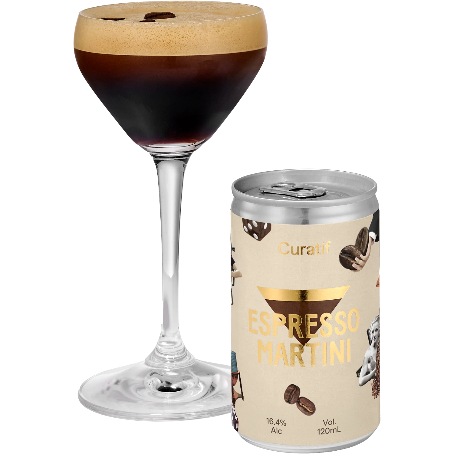 Curatif Espresso Martini Cans 120mL