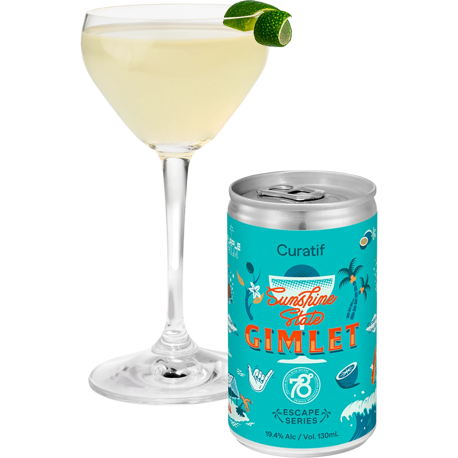 Curatif Sunshine State Gimlet Cans 130mL