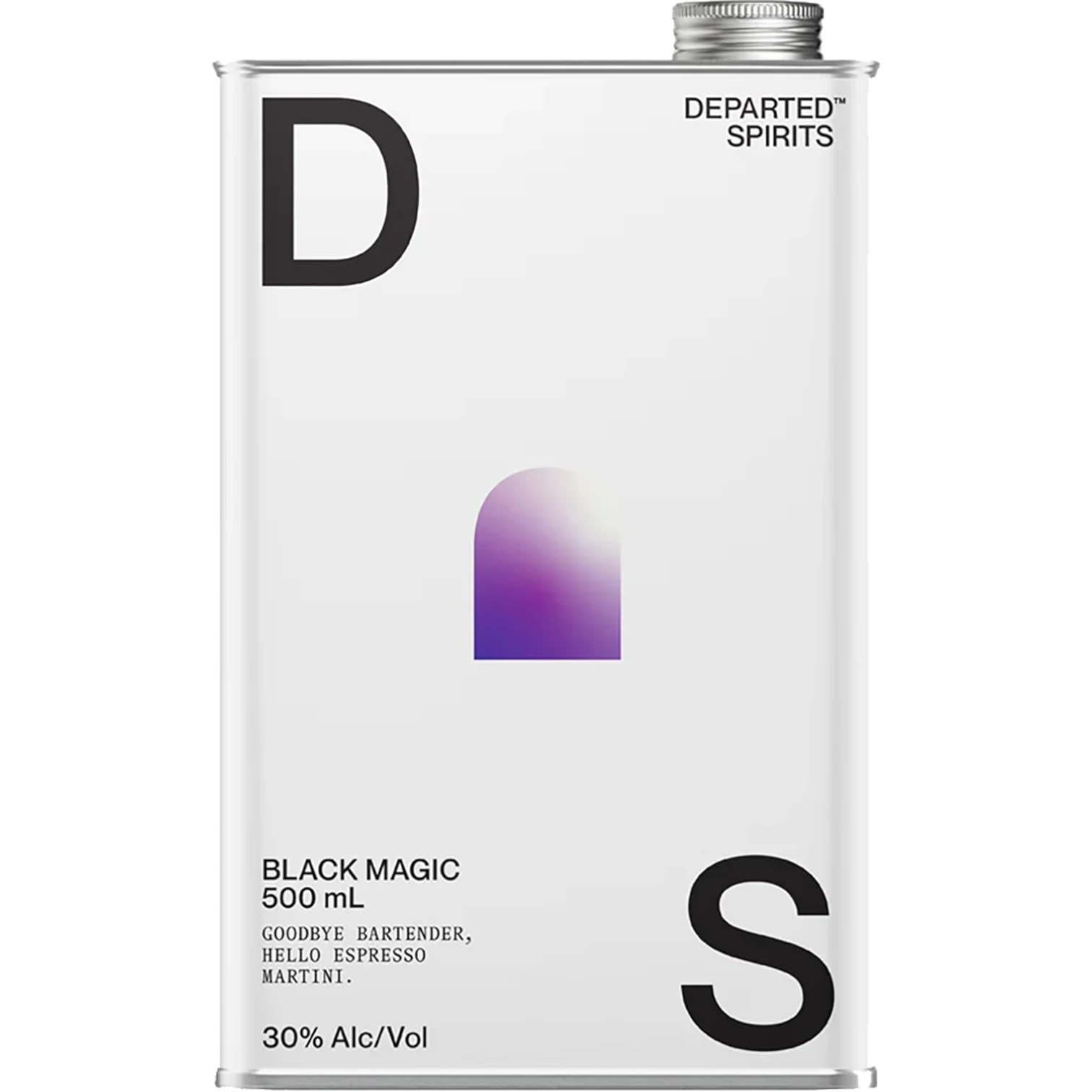 Departed Spirits Black Magic Coffee Vodka 500mL Back Label