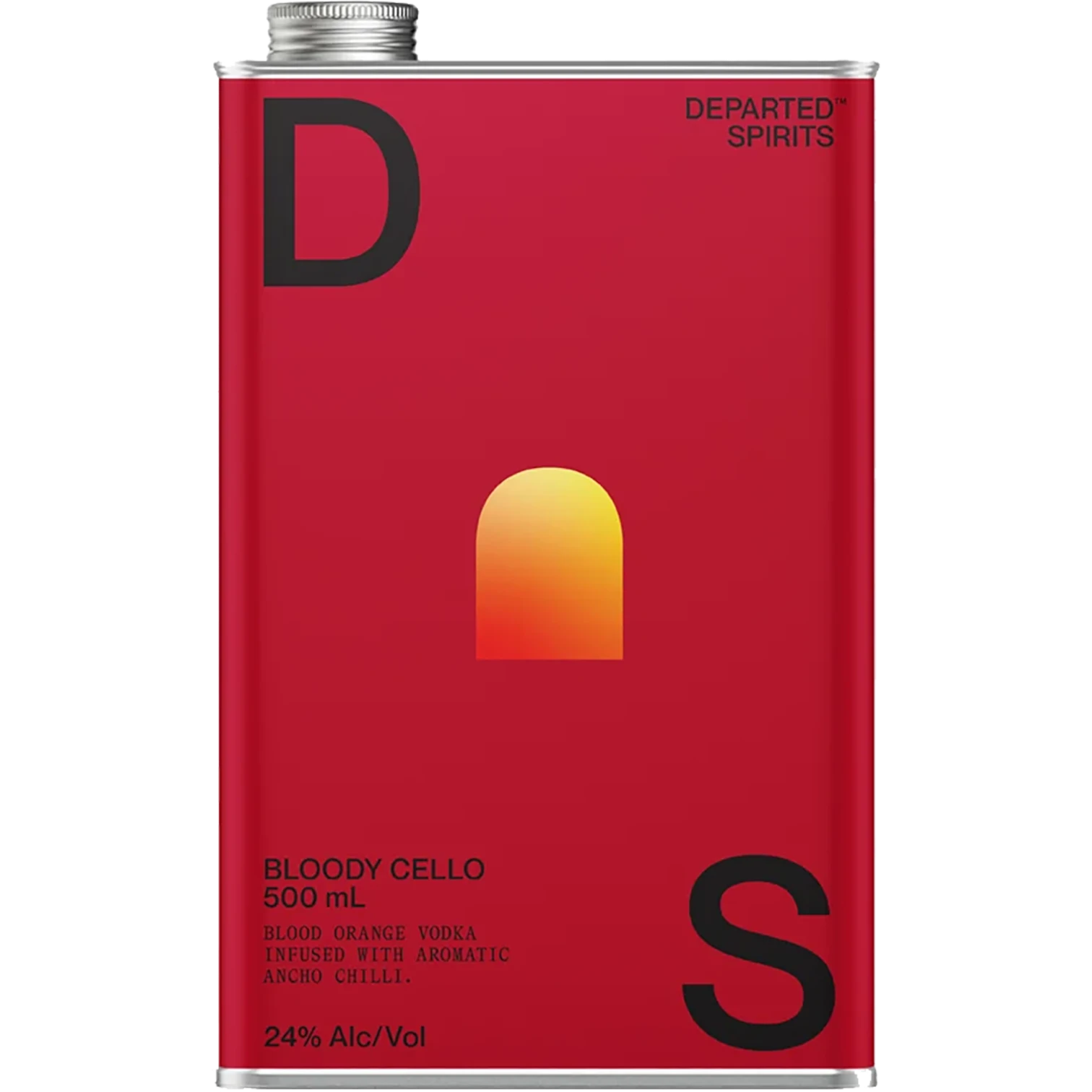 Departed Spirits Bloody Cello 500mL Front Label