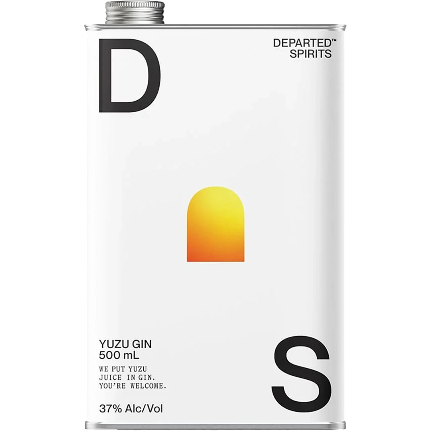 Departed Spirits Yuzu Gin 500mL  Back Label