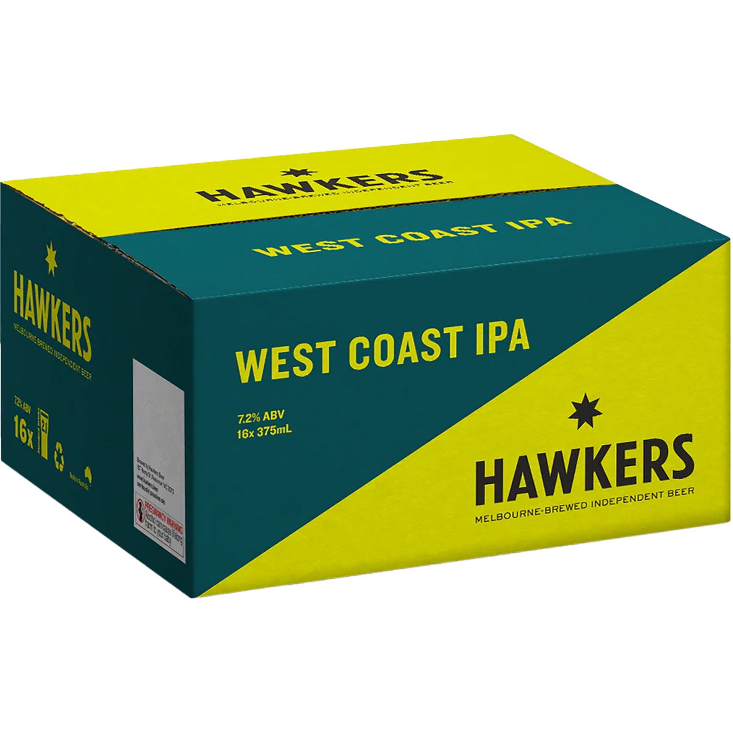 Hawkers West Coast IPA Cans 375mL