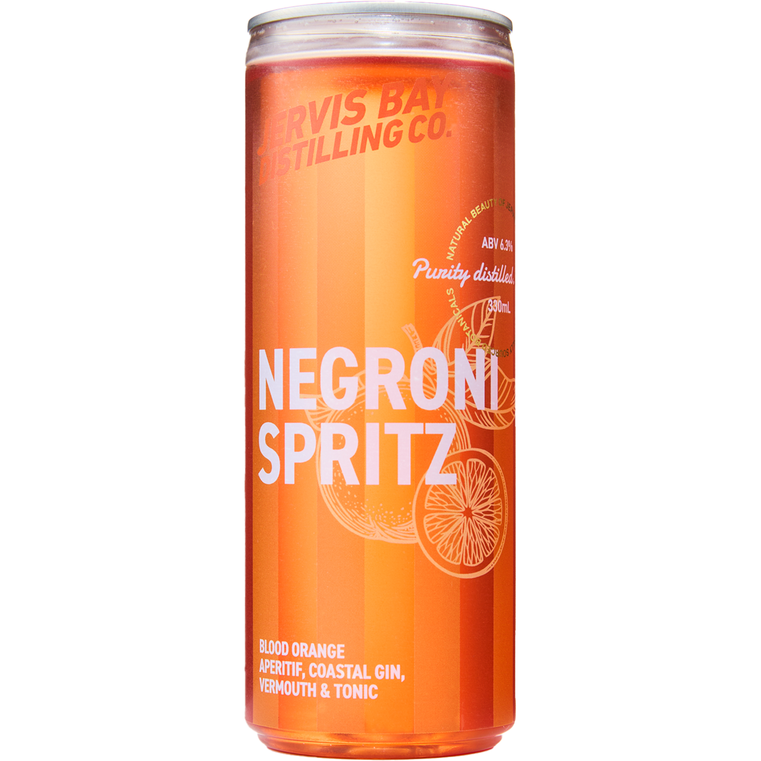 Jervis Bay Distilling Co Negroni Spritz Cans 330mL