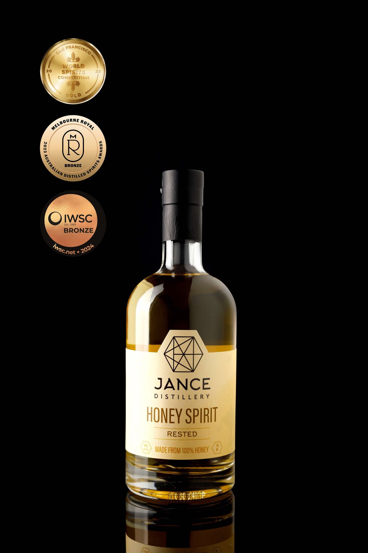 Jance Distillery Rested Honey Spirit 700mL