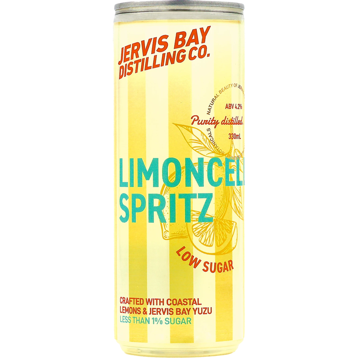 Jervis Bay Distilling Co Limoncello with Yuzu Spritz Cans 330mL