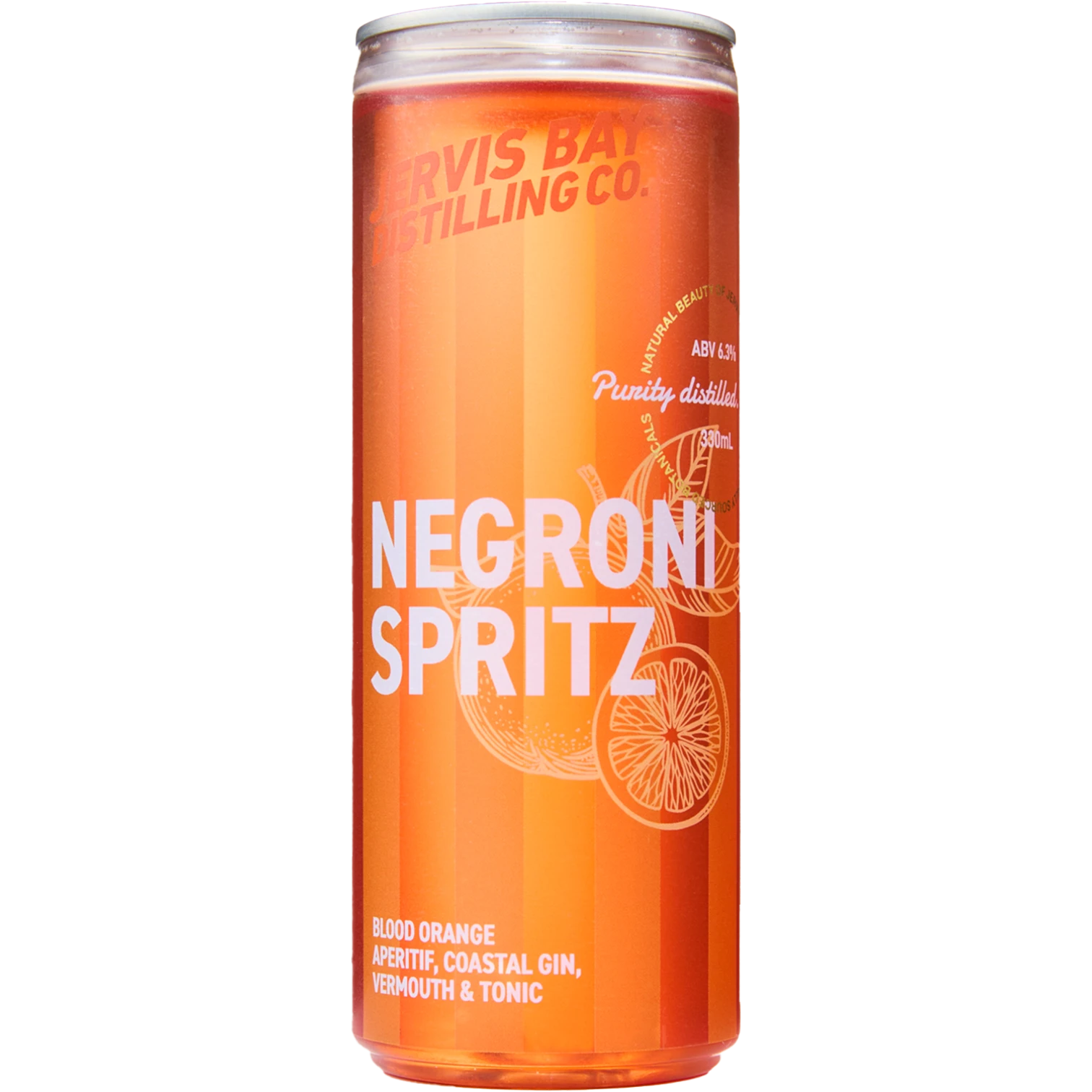 Jervis Bay Distilling Co Negroni Spritz Cans 330mL