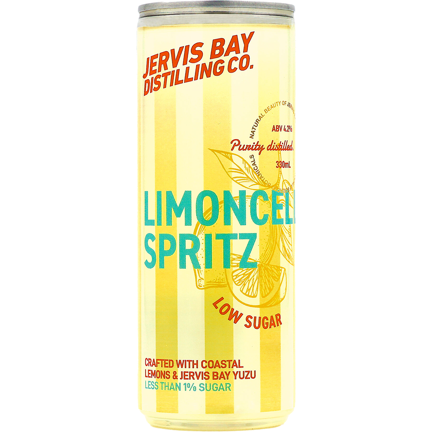 Jervis Bay Distilling Co Limoncello with Yuzu Spritz Cans 330mL
