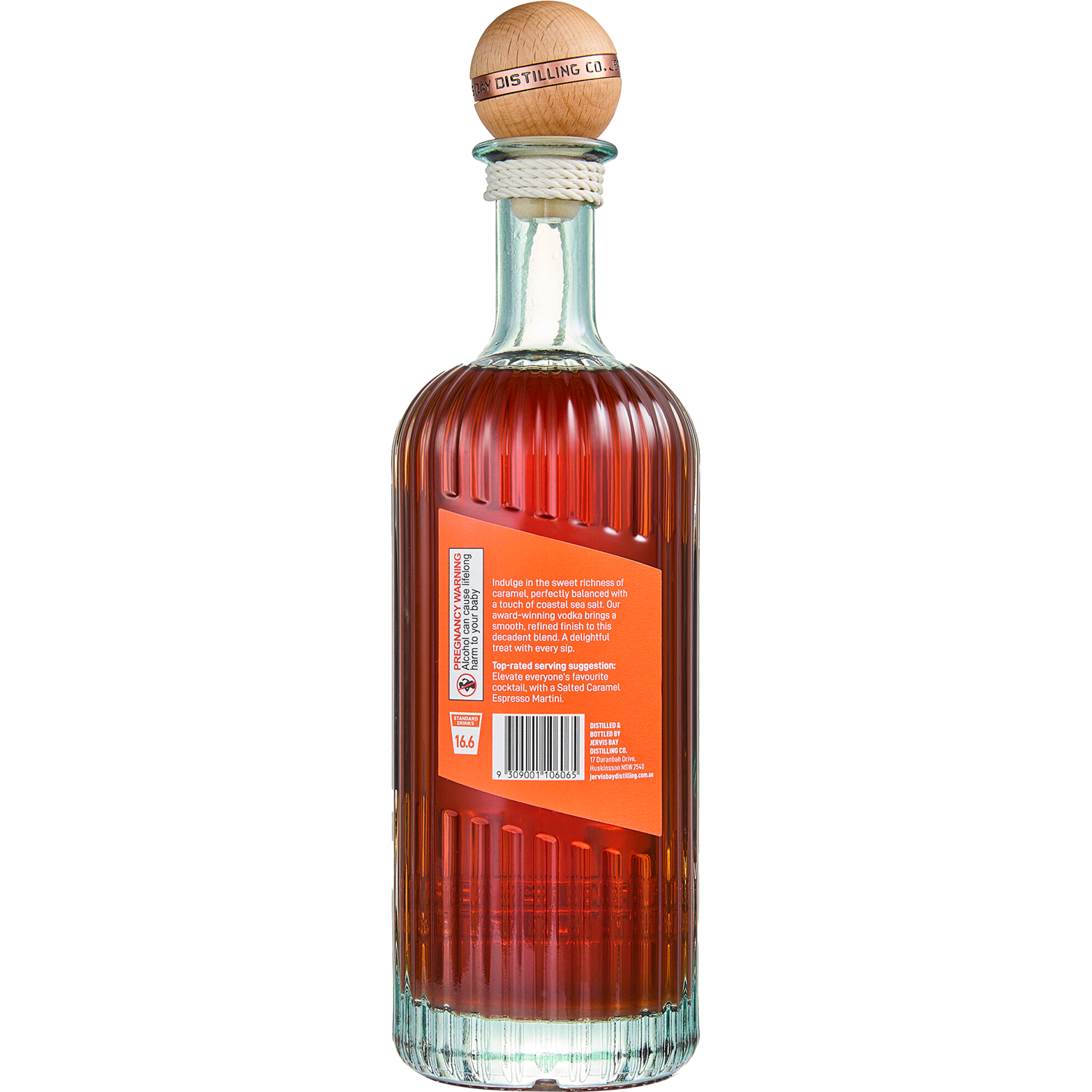 Jervis Bay Distilling Co Sea Salted Caramel Vodka 700mL