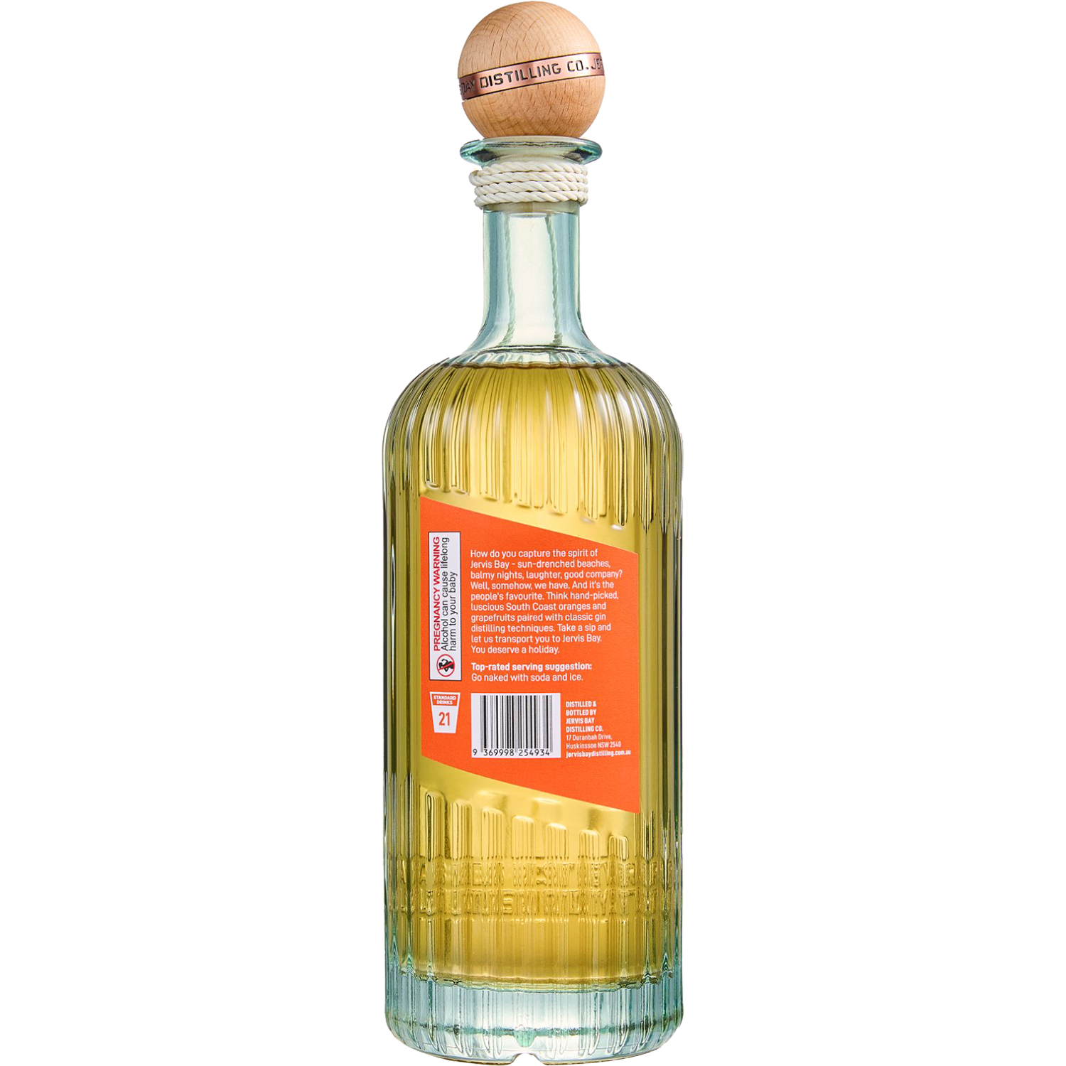 Jervis Bay Distilling Co Citrus Gin 700mL
