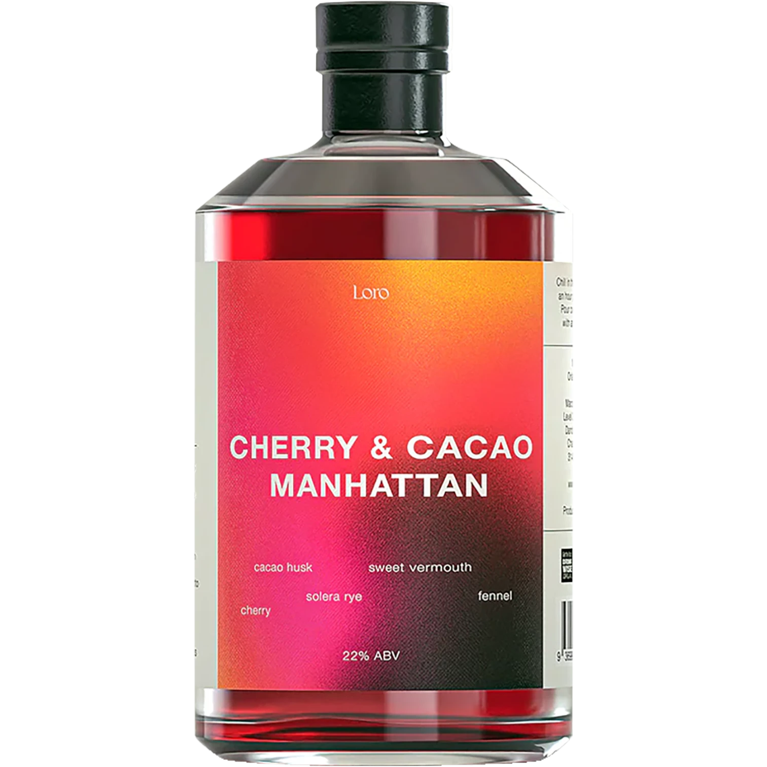 Loro Cherry & Cacao Manhattan Bottled Cocktail 500mL