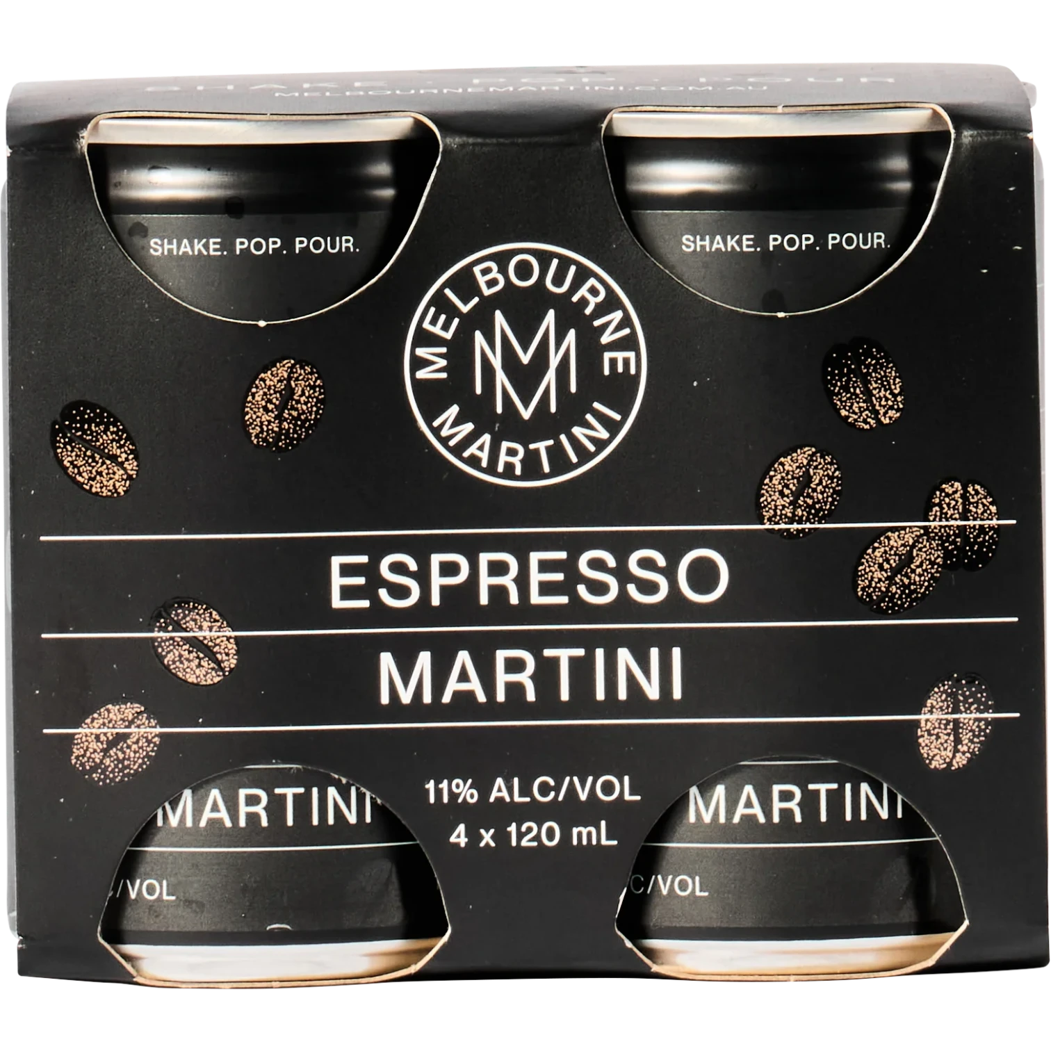 Melbourne Martini Espresso Martini 11% Cans 120mL 4 Pack